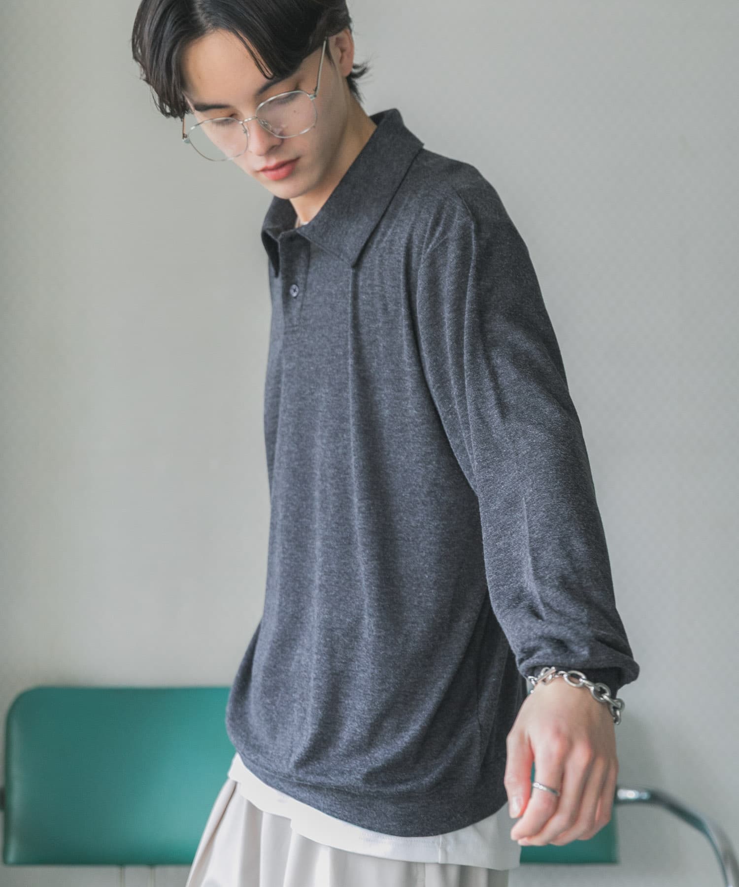 身長：173cm サイズ：L