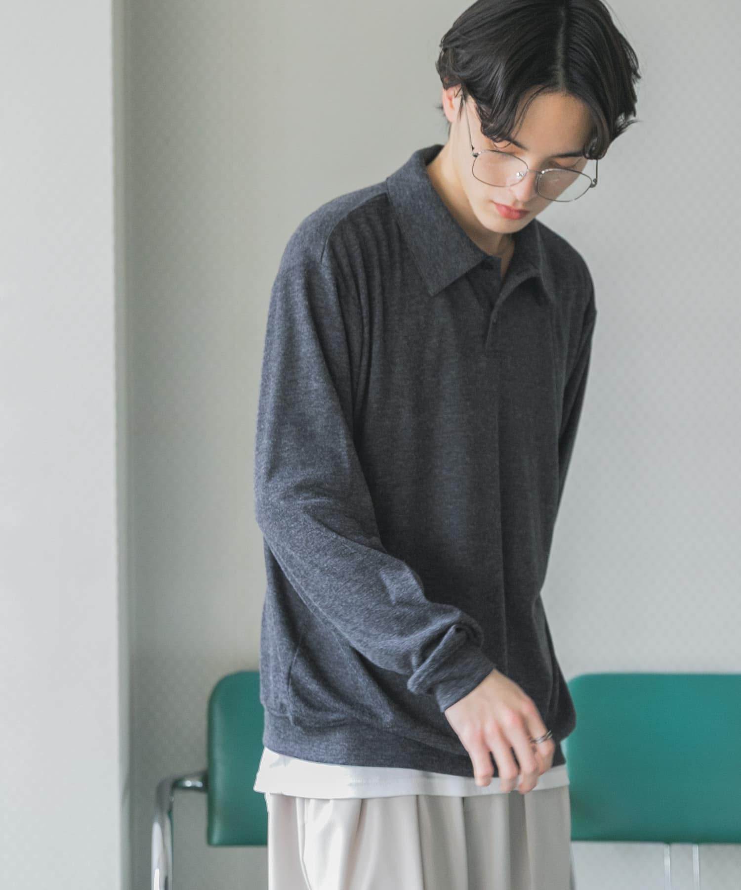 身長：173cm サイズ：L