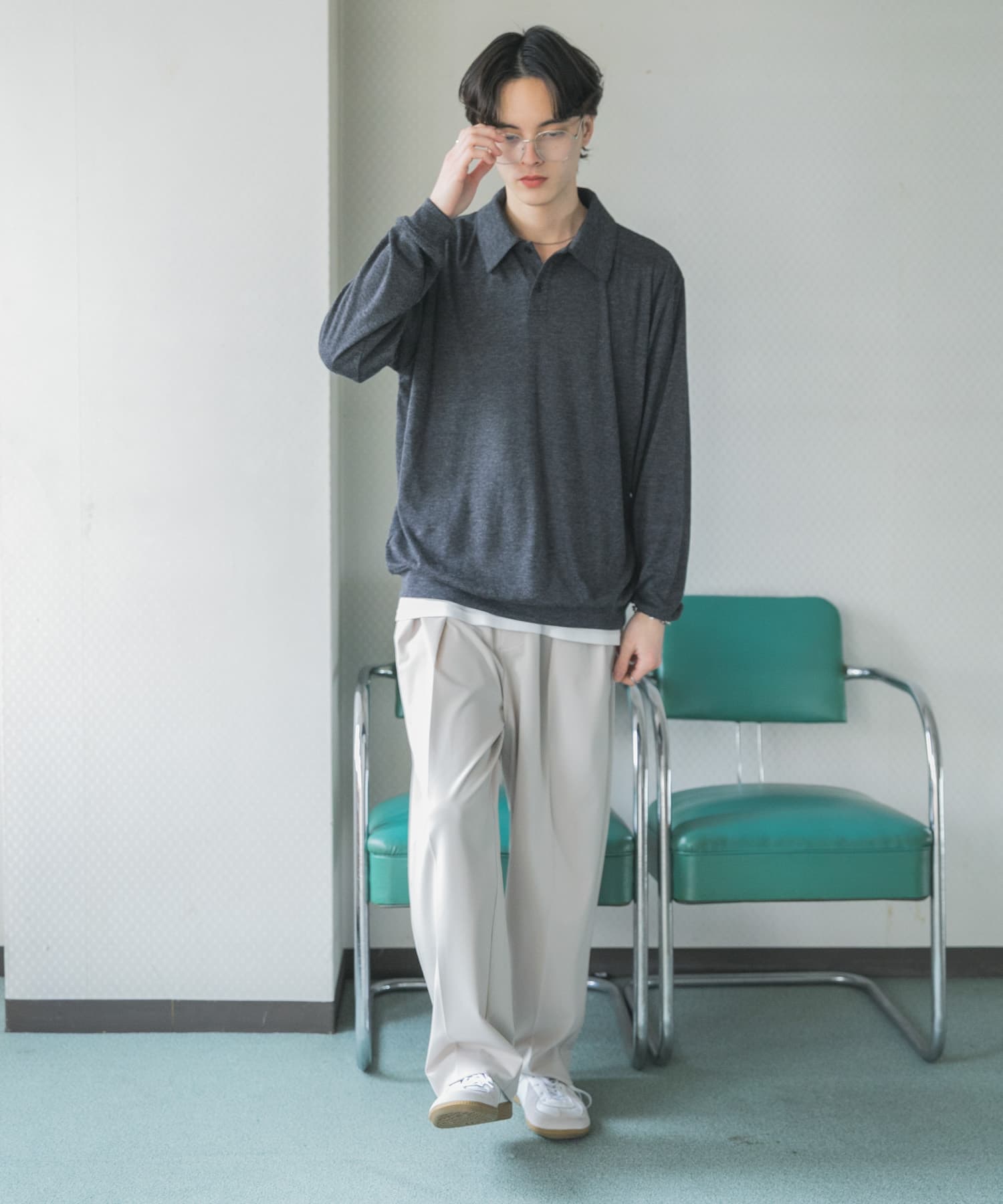 身長：173cm サイズ：L