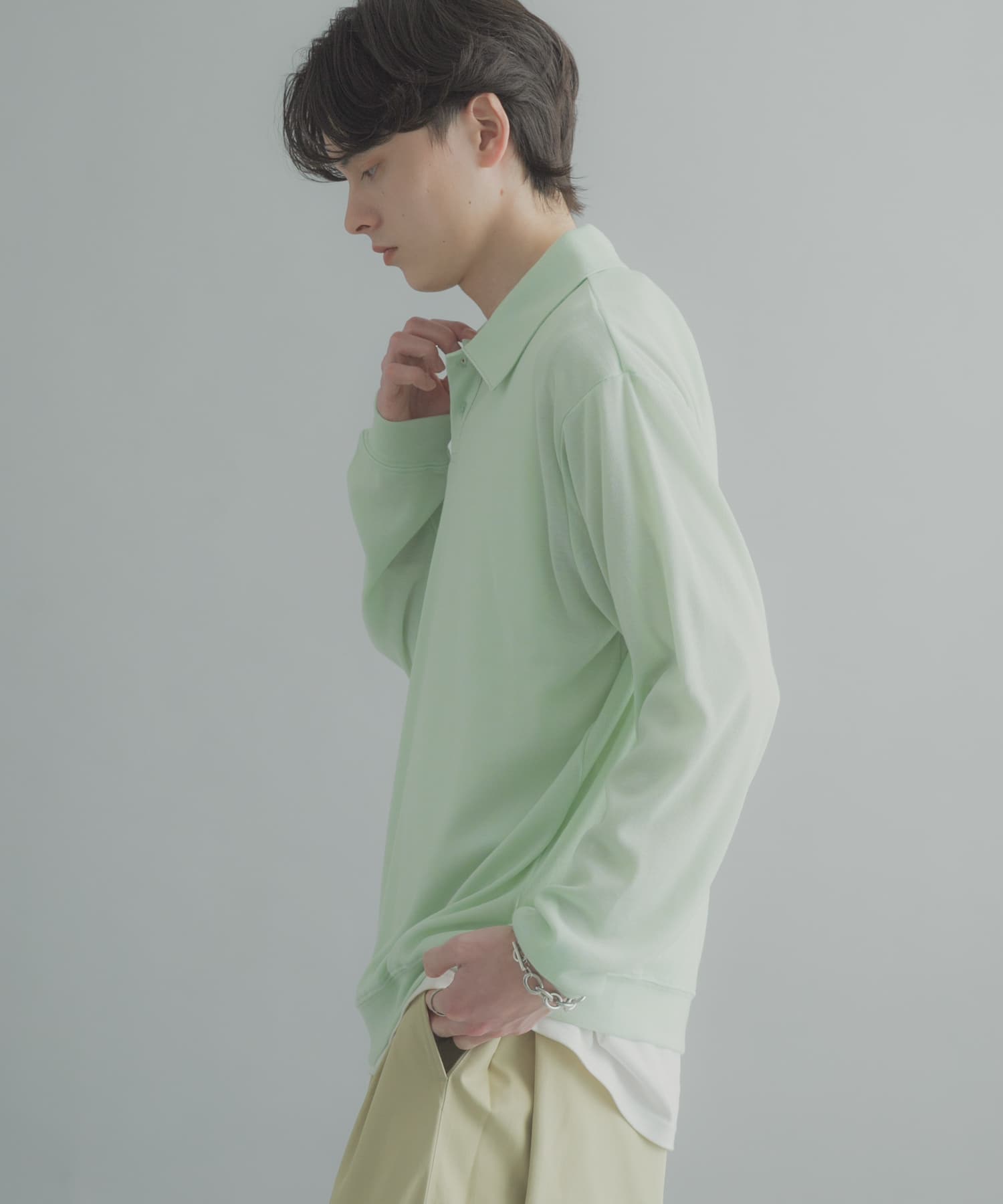 身長：173cm サイズ：L