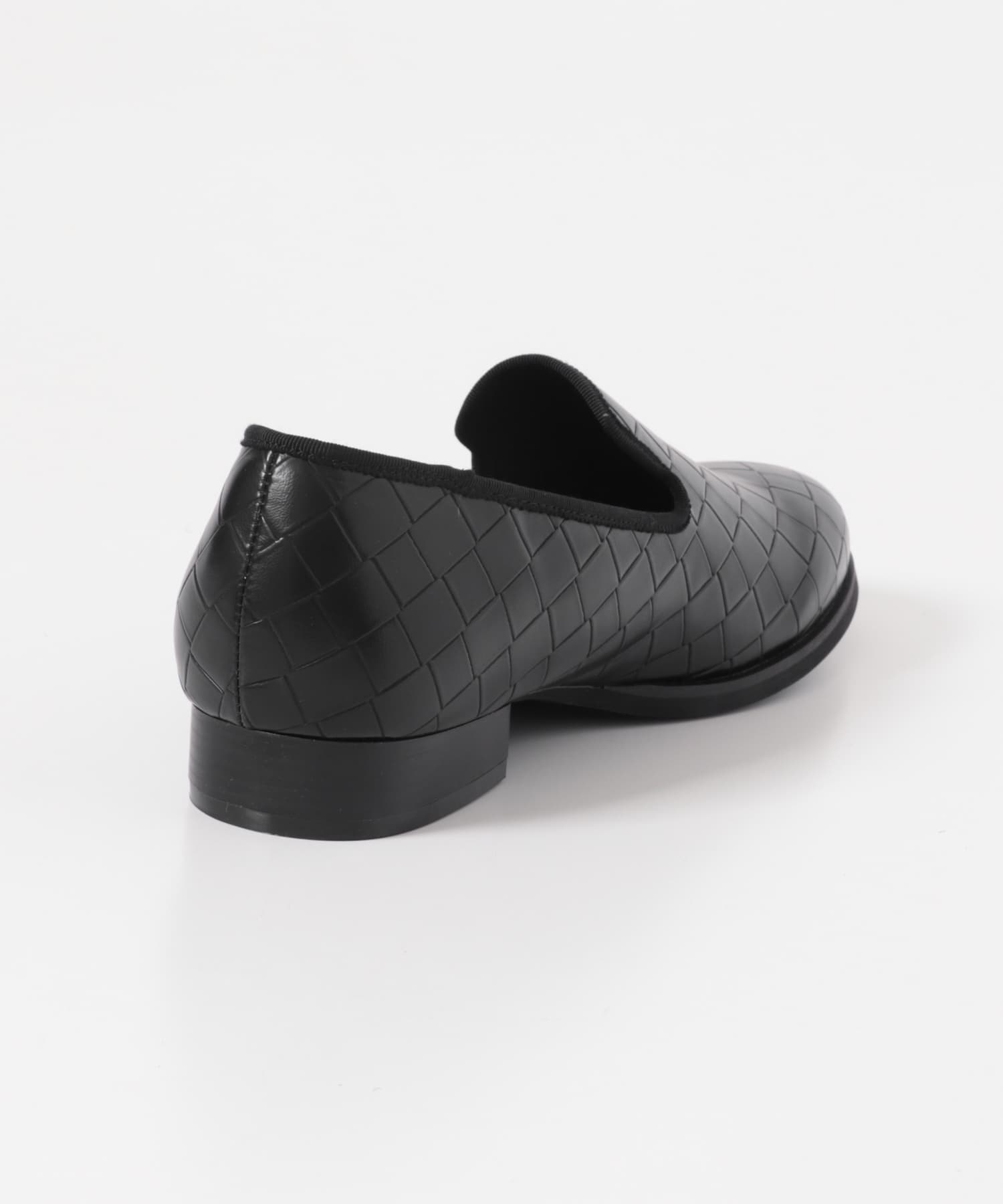 メッシュエンボススリッポンシューズ BLACK 26.5