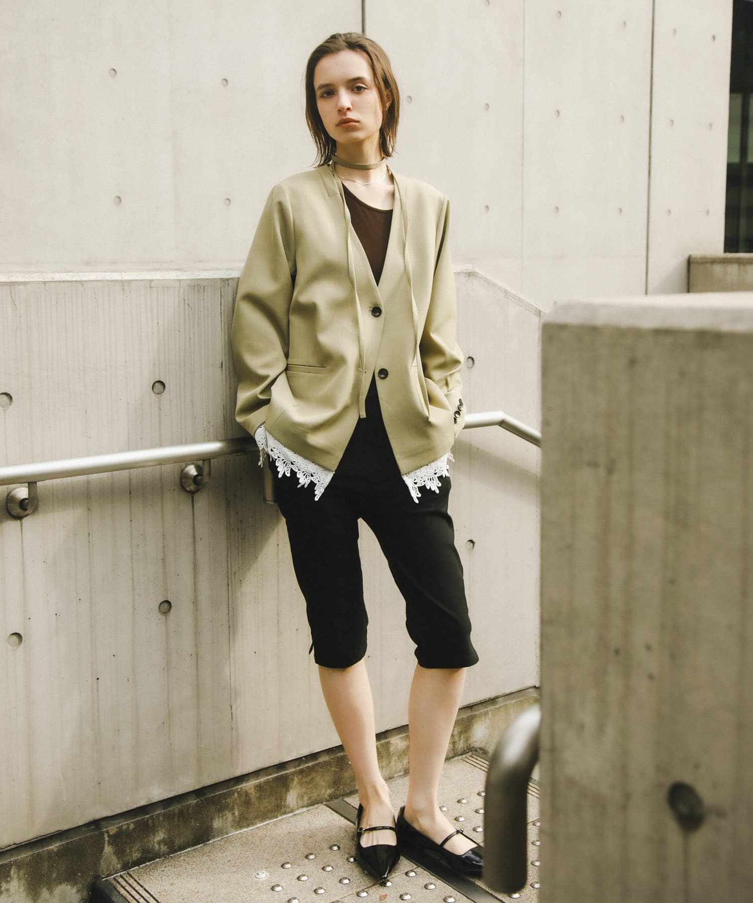 身長：173cm サイズ：one