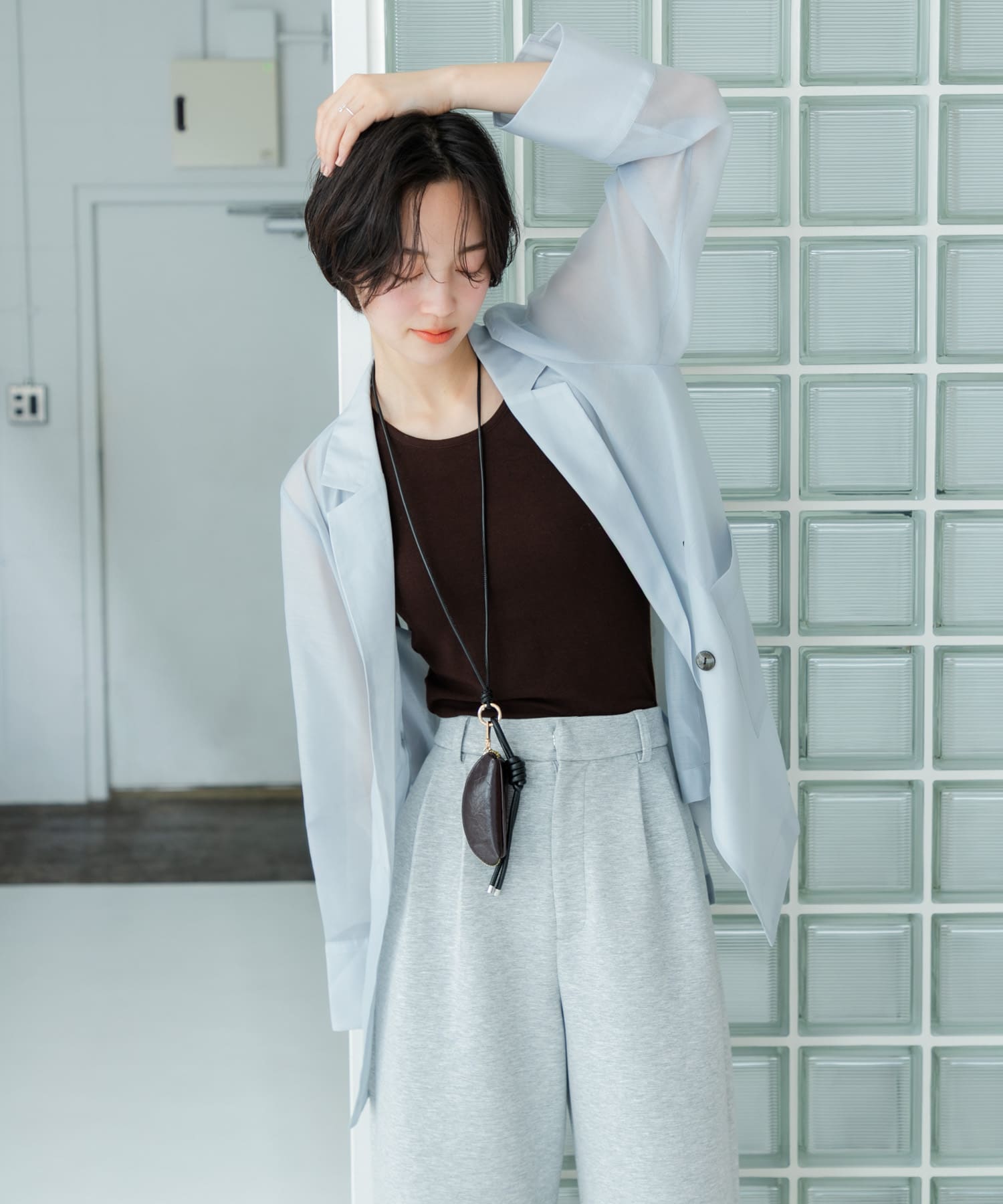 身長：166cm サイズ：one