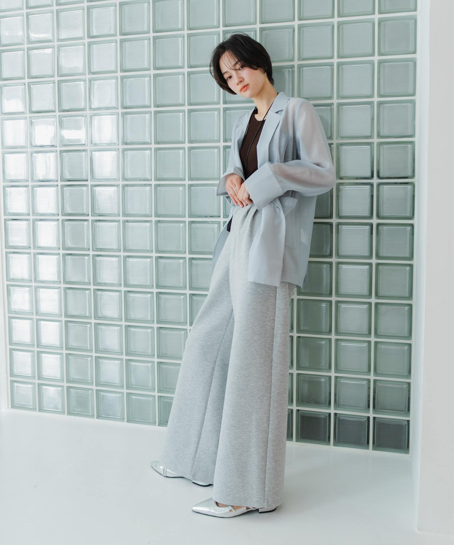 身長：166cm サイズ：one