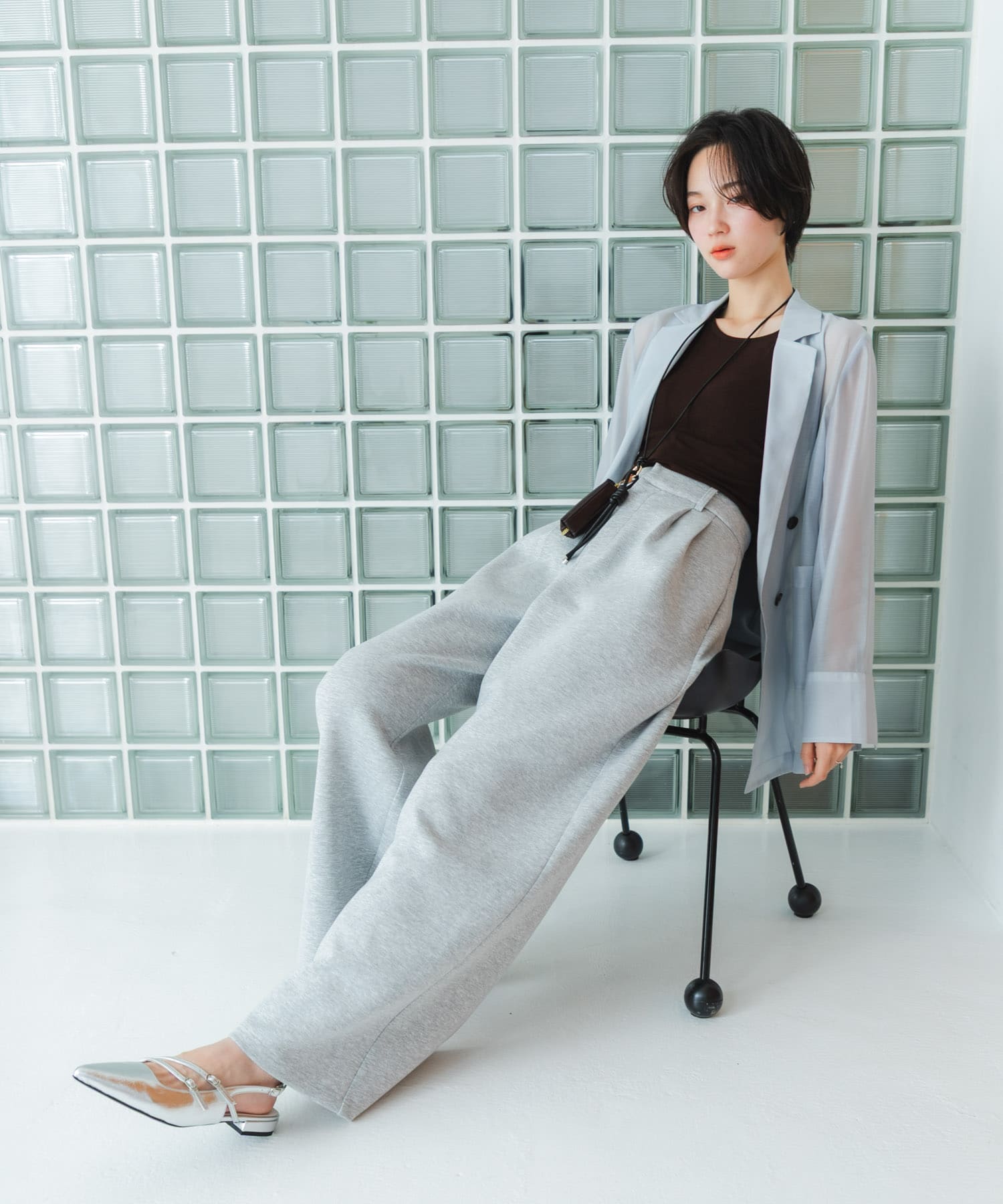 身長：166cm サイズ：one