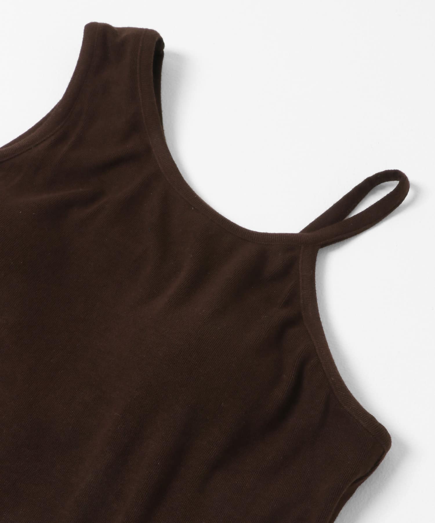アシメネックカップツキキャミソール BROWN One