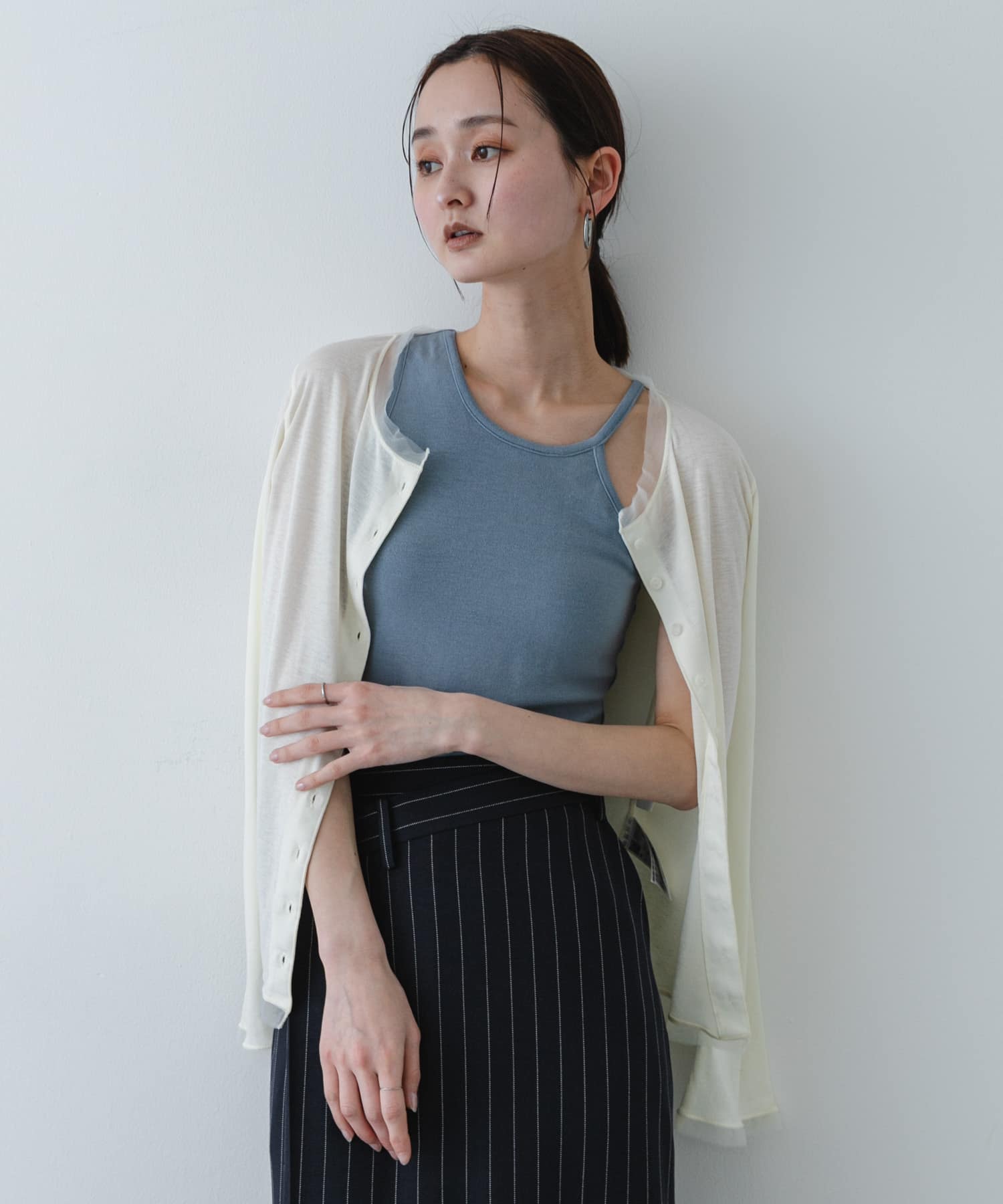 身長：169cm サイズ：one