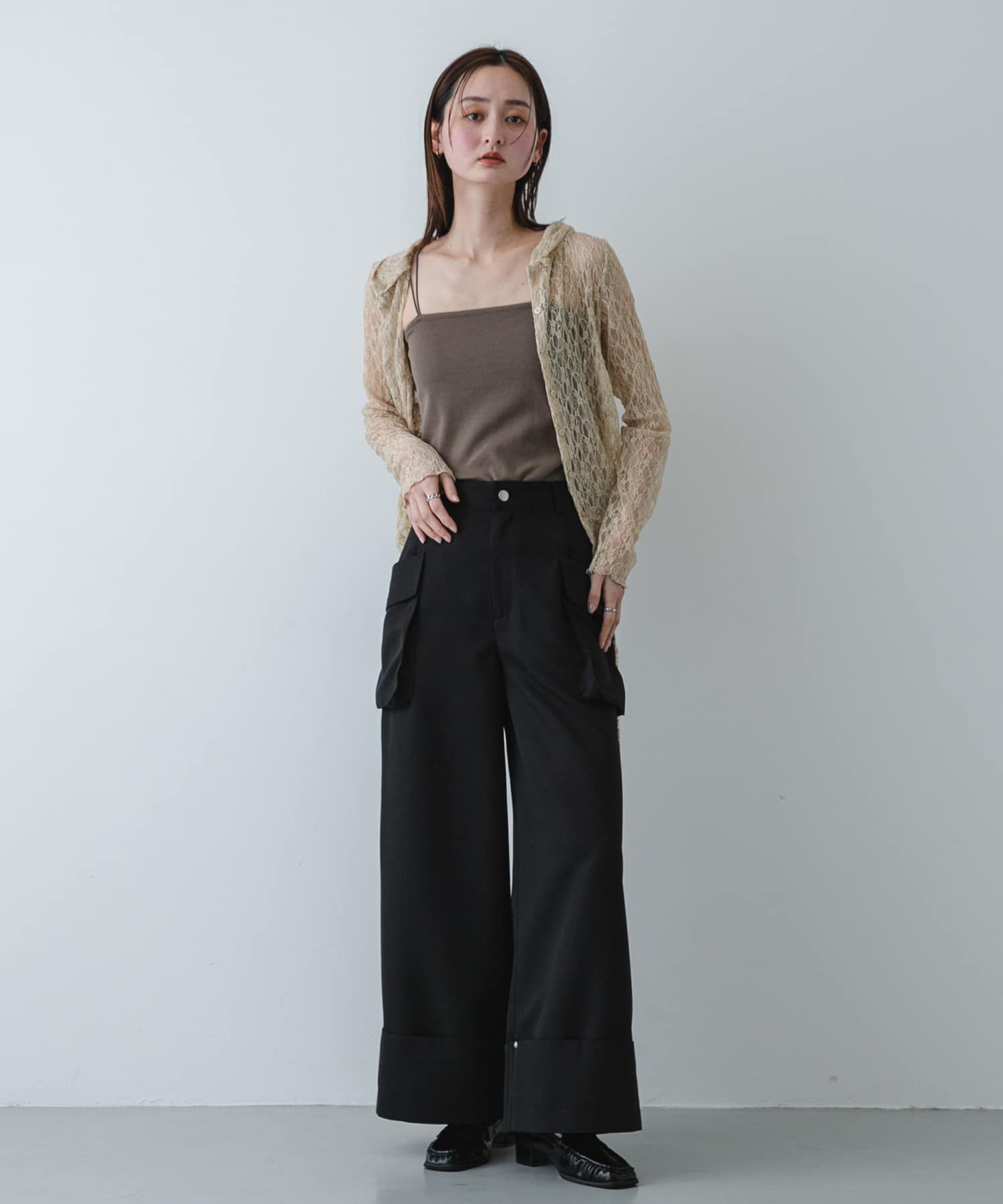 身長：169cm サイズ：one