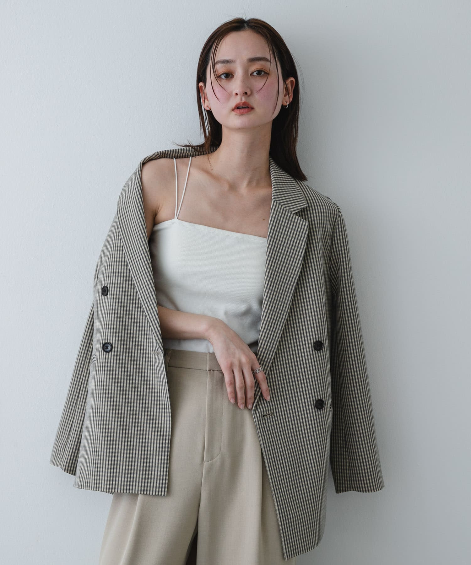 身長：169cm サイズ：one