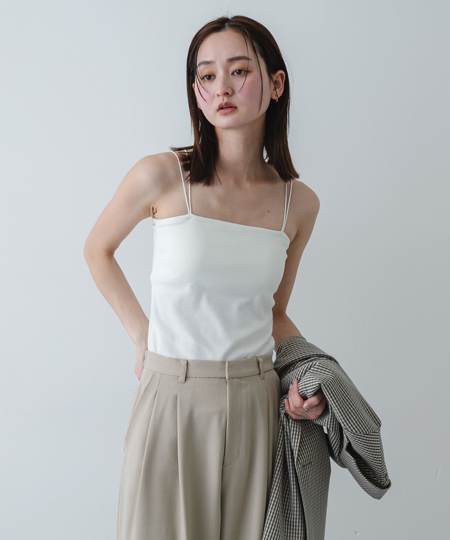 身長：169cm サイズ：one