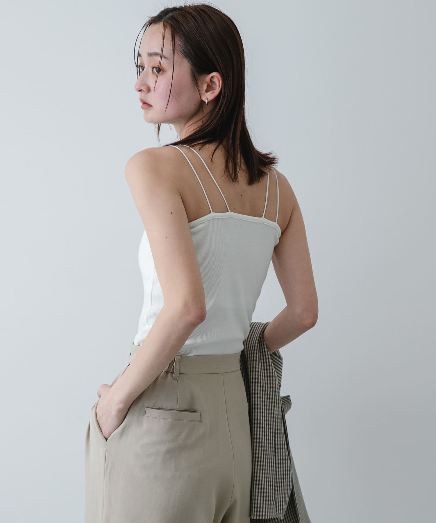 身長：169cm サイズ：one