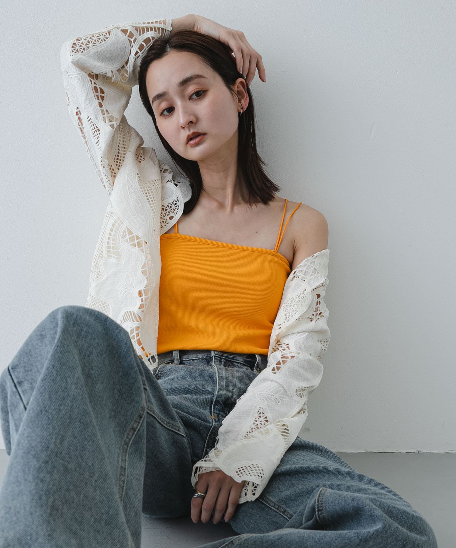 身長：169cm サイズ：one