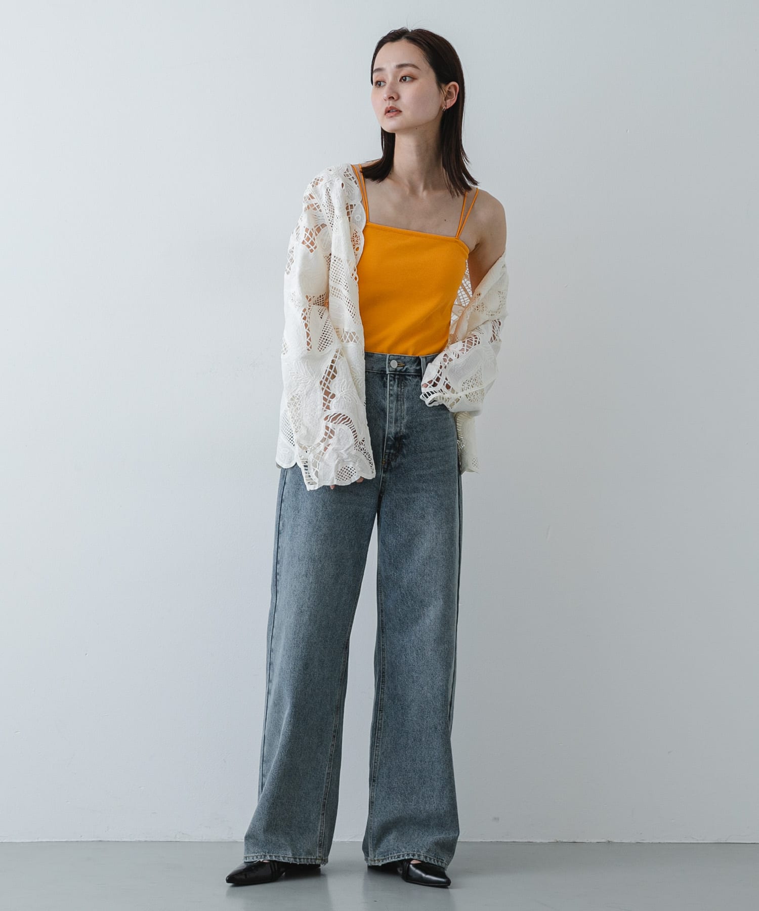 身長：169cm サイズ：one