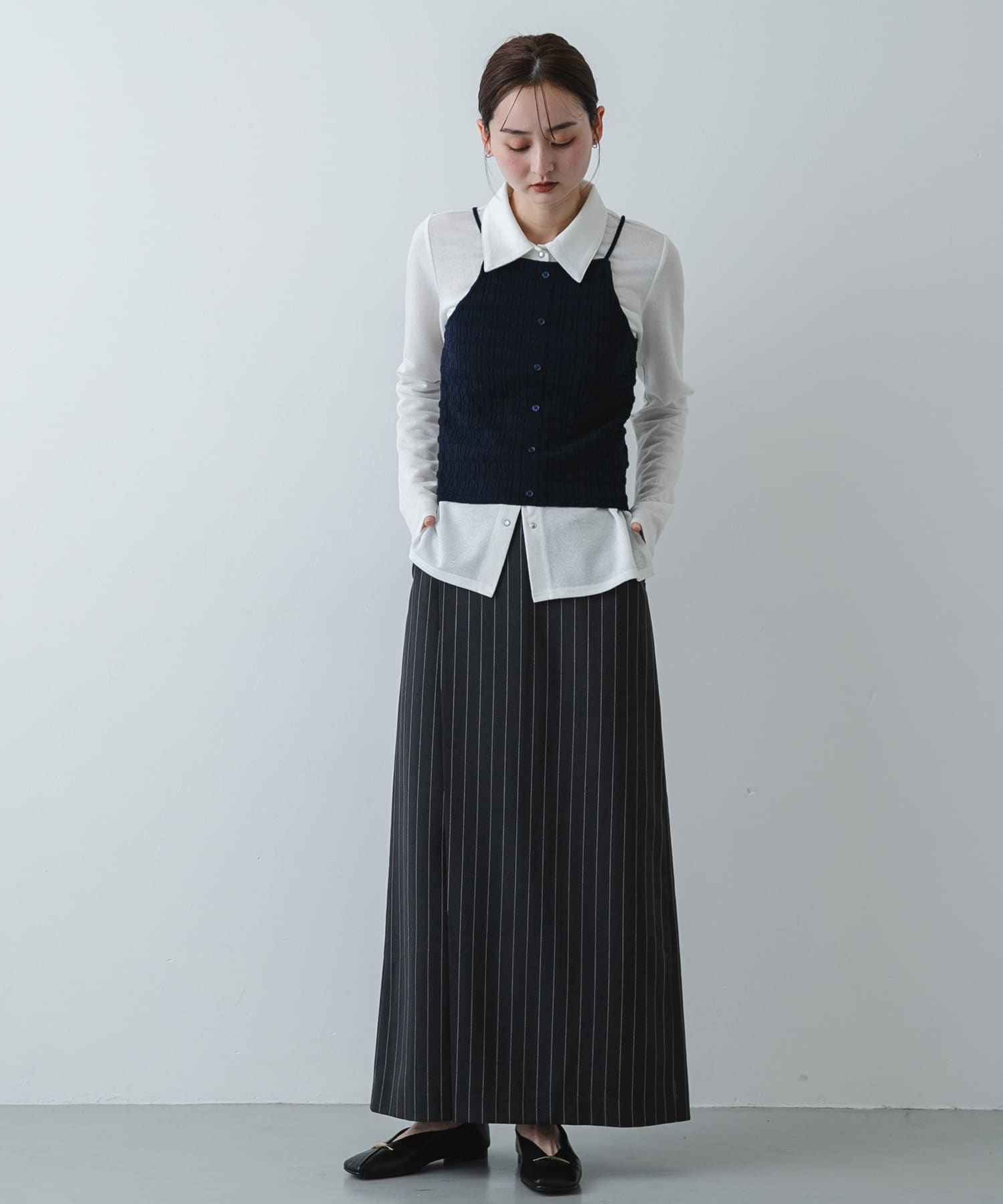 身長：169cm サイズ：one