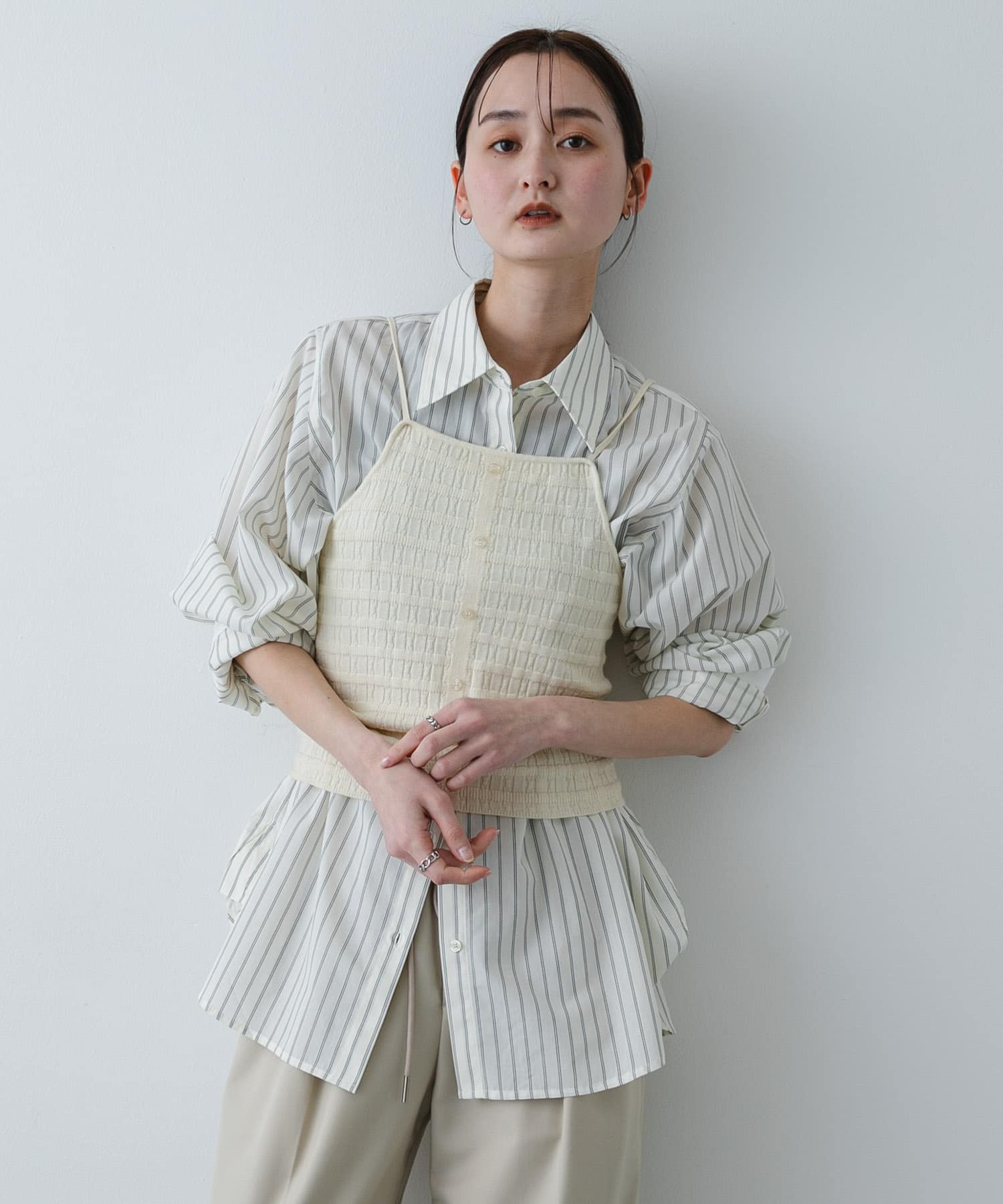 身長：169cm サイズ：one