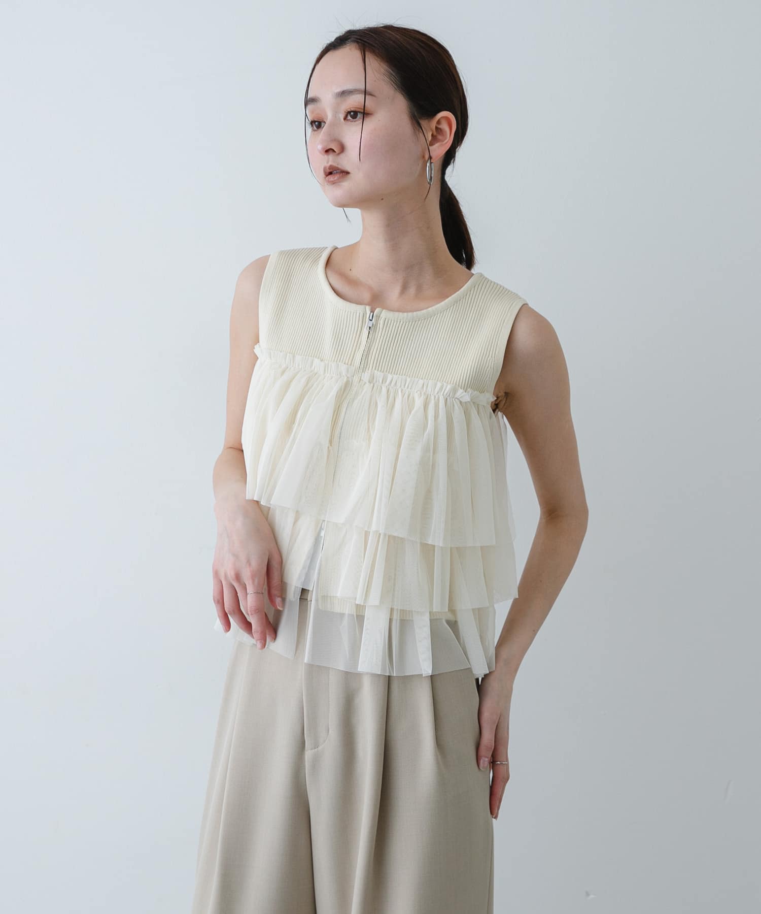 身長：169cm サイズ：one