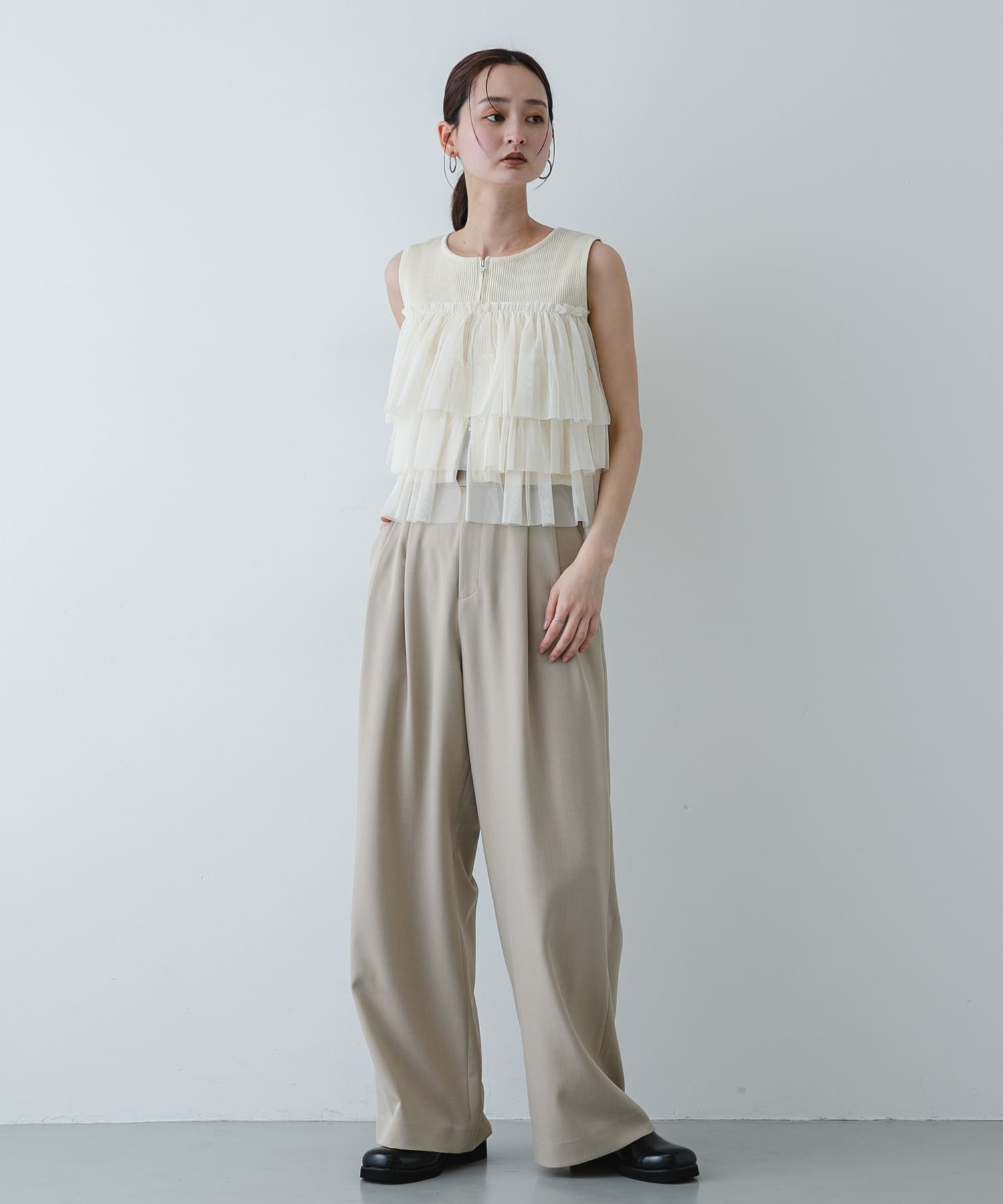 身長：169cm サイズ：one
