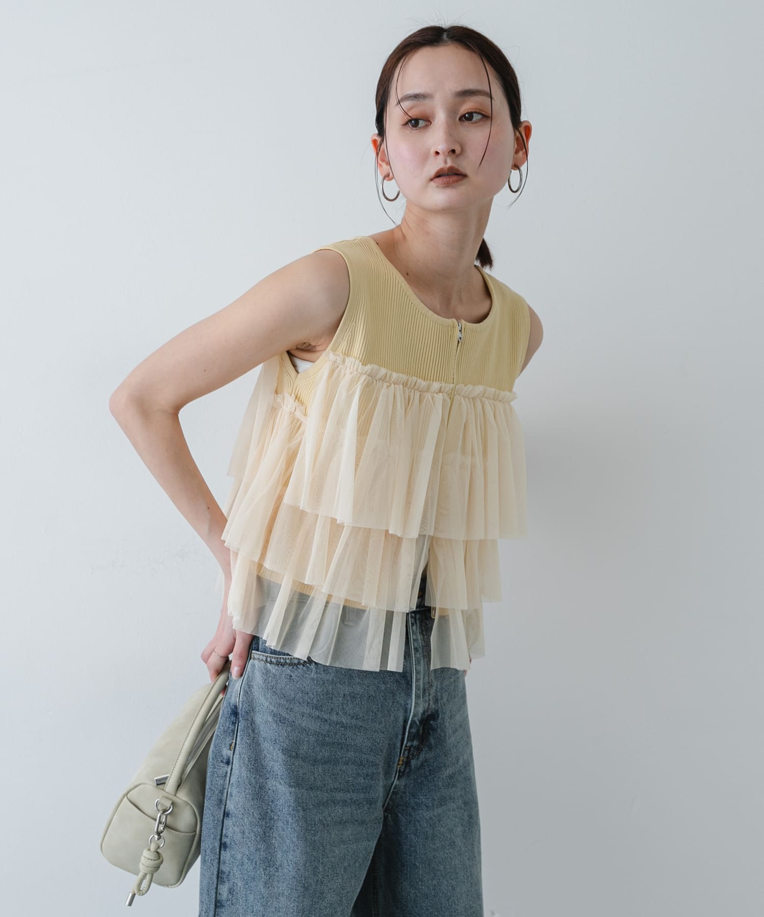 身長：169cm サイズ：one
