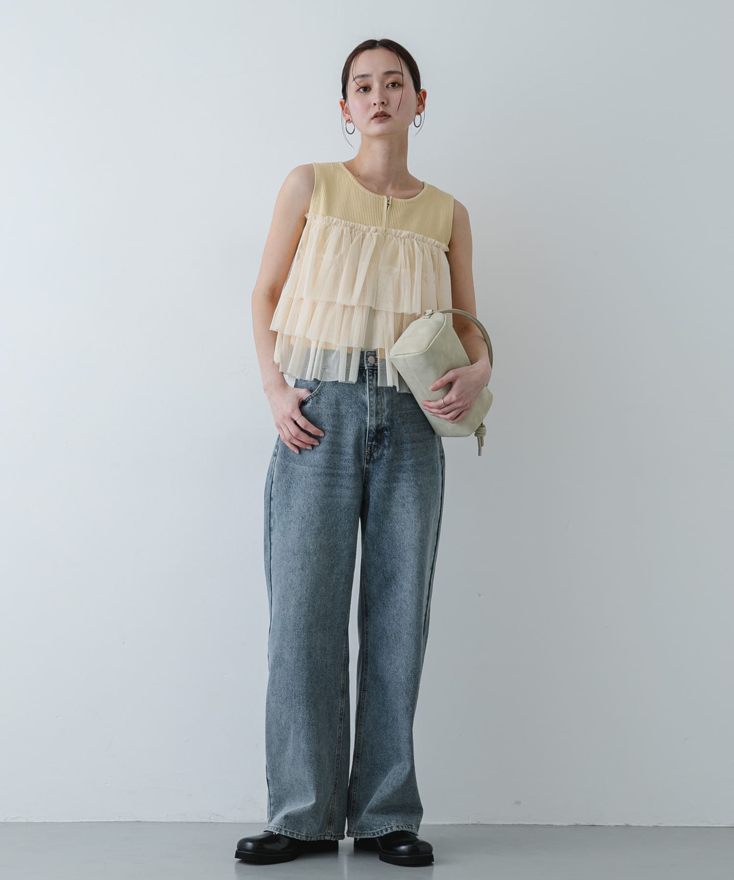 身長：169cm サイズ：one