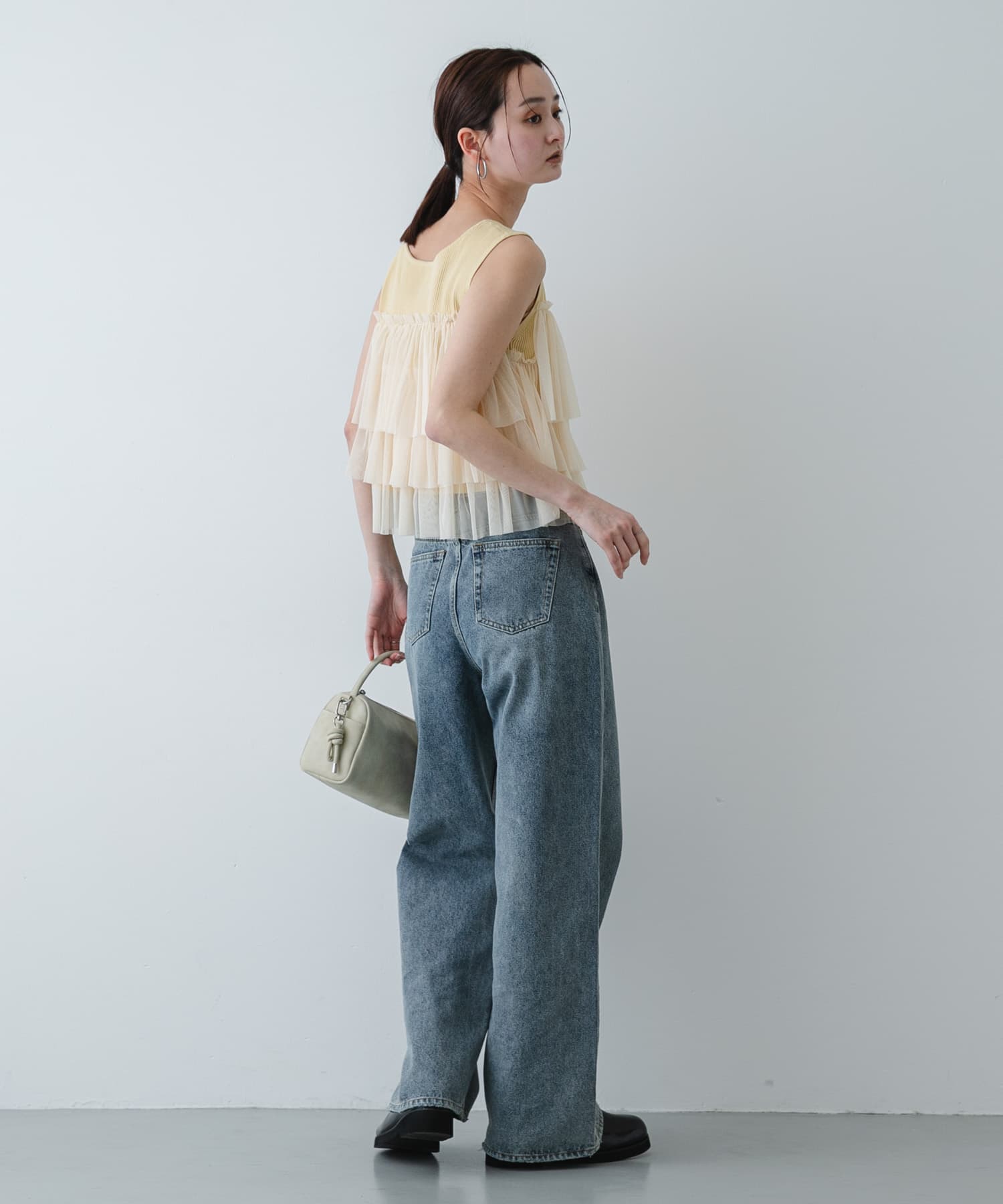 身長：169cm サイズ：one
