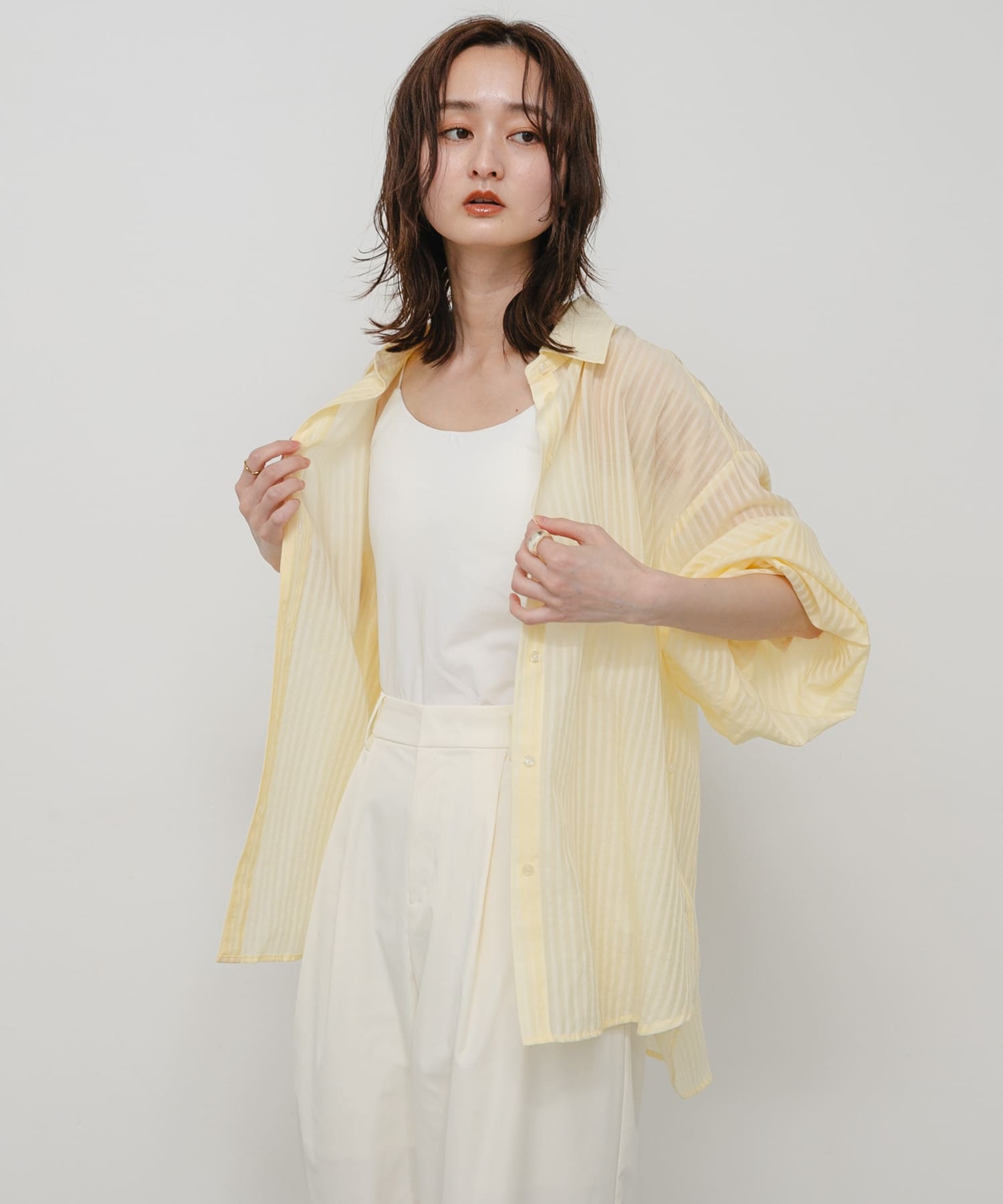 身長：169cm サイズ：one