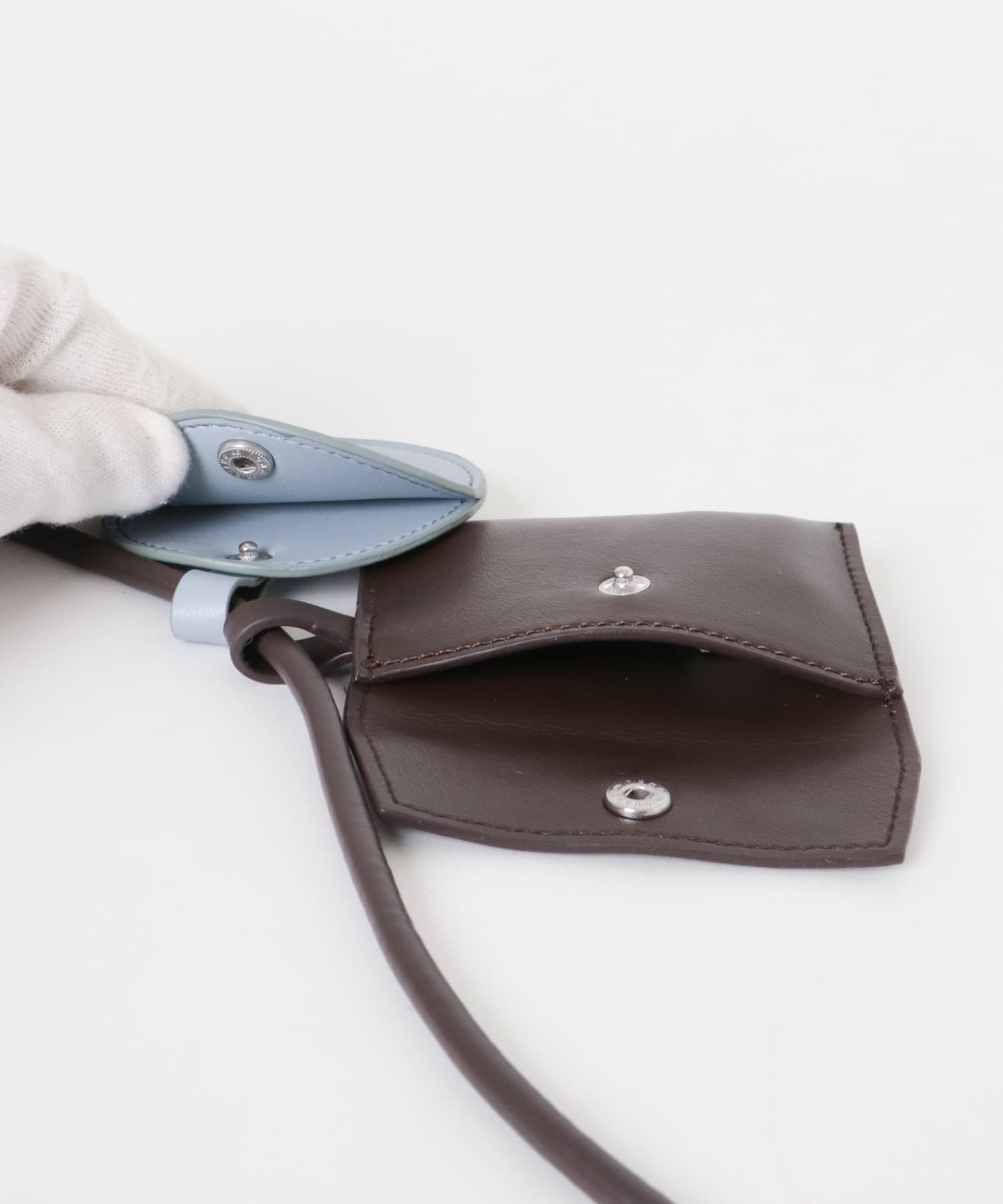 コンビカラーポーチツキベルト BRN×BLU One