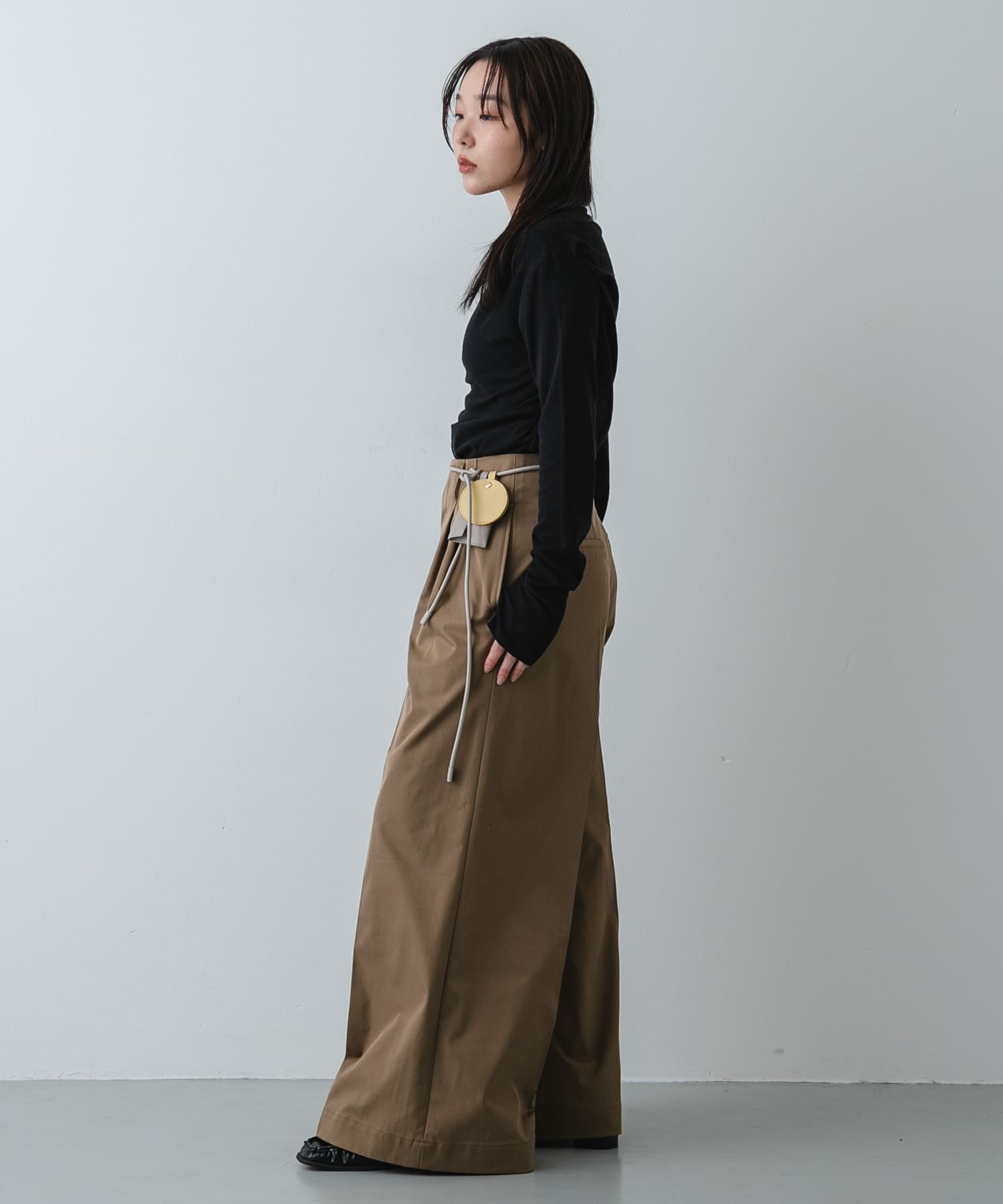 コンビカラーポーチツキベルト GRE×YEL One