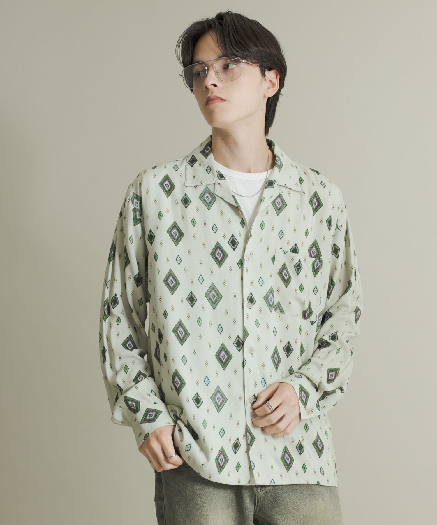 身長：173cm サイズ：L