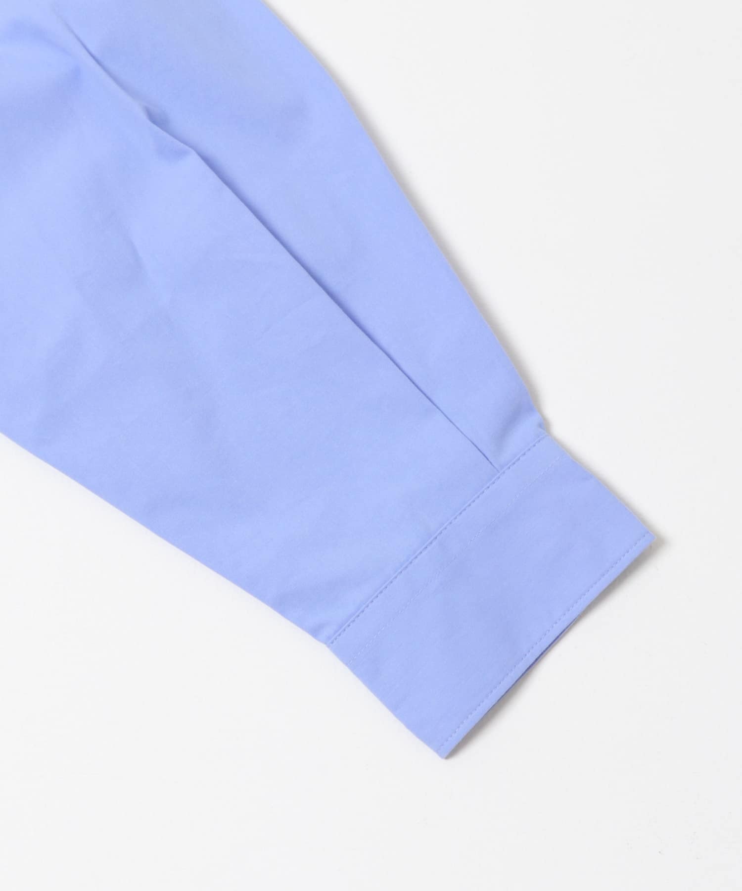 ピーチブロードバンドカラーロングスリーブシャツ L.BLUE M