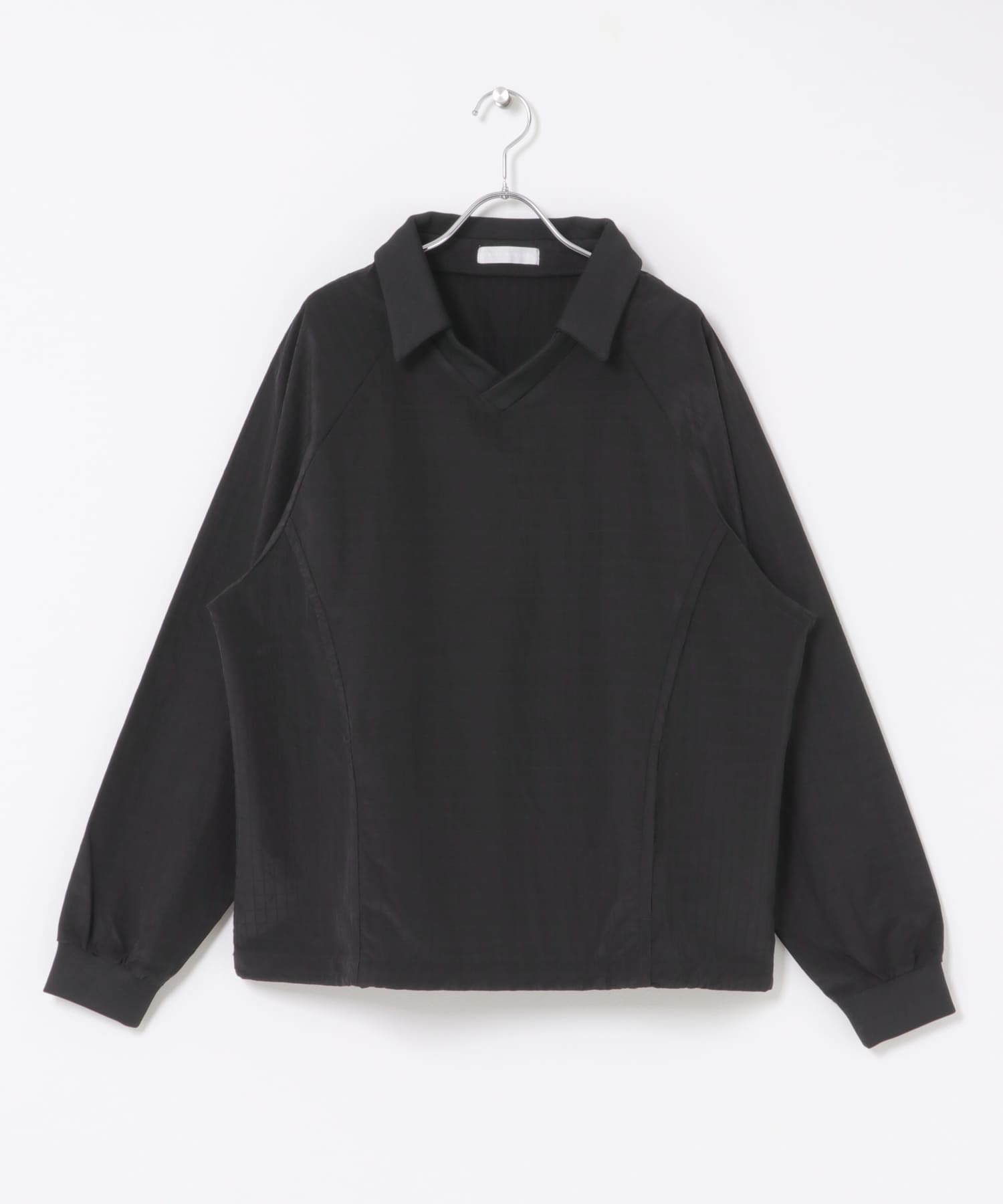 リップストップナイロンプルオーバー BLACK M