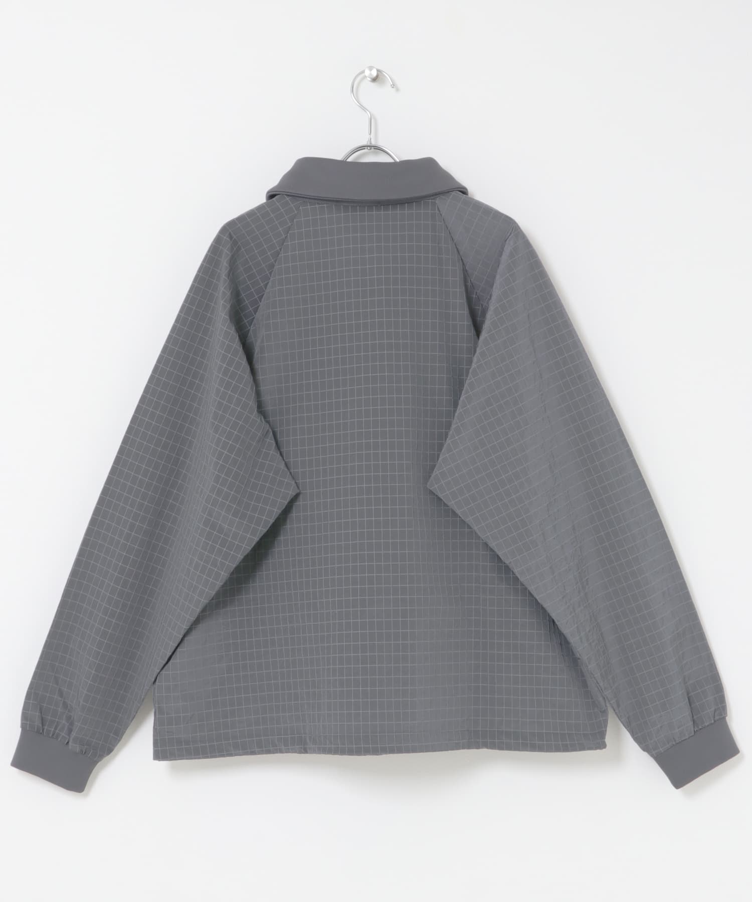 リップストップナイロンプルオーバー GRAY M