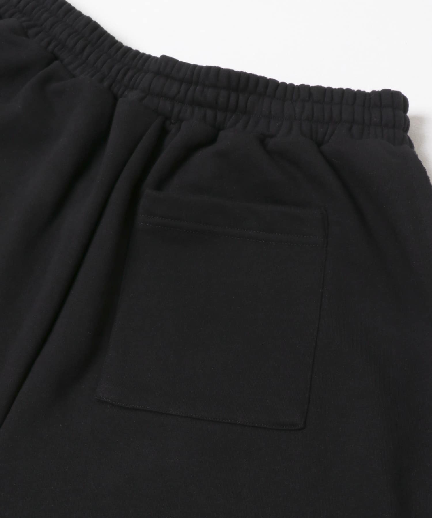 スウェットタックワイドパンツ BLACK M