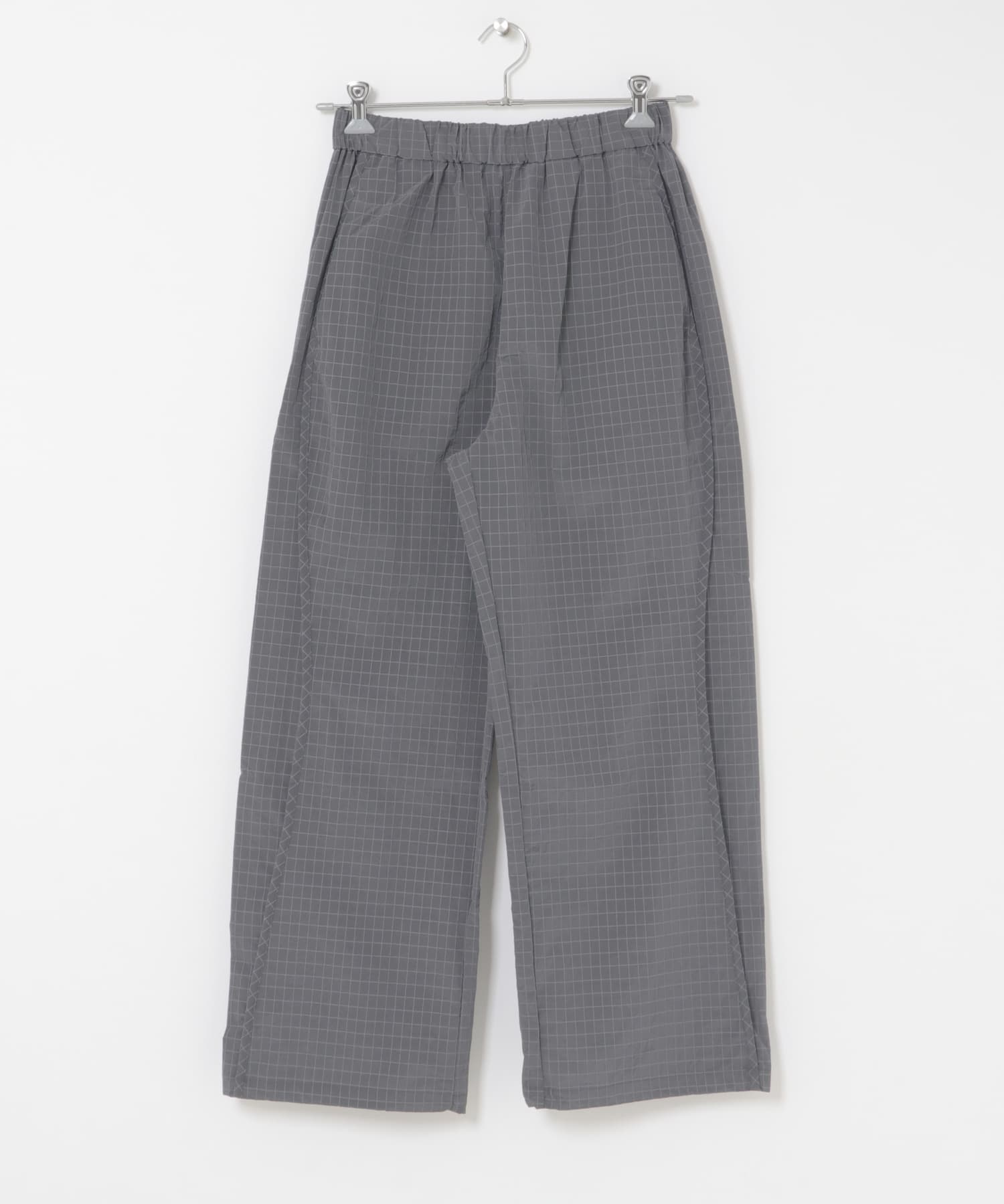 リップストップナイロンワイドスラックス GRAY M