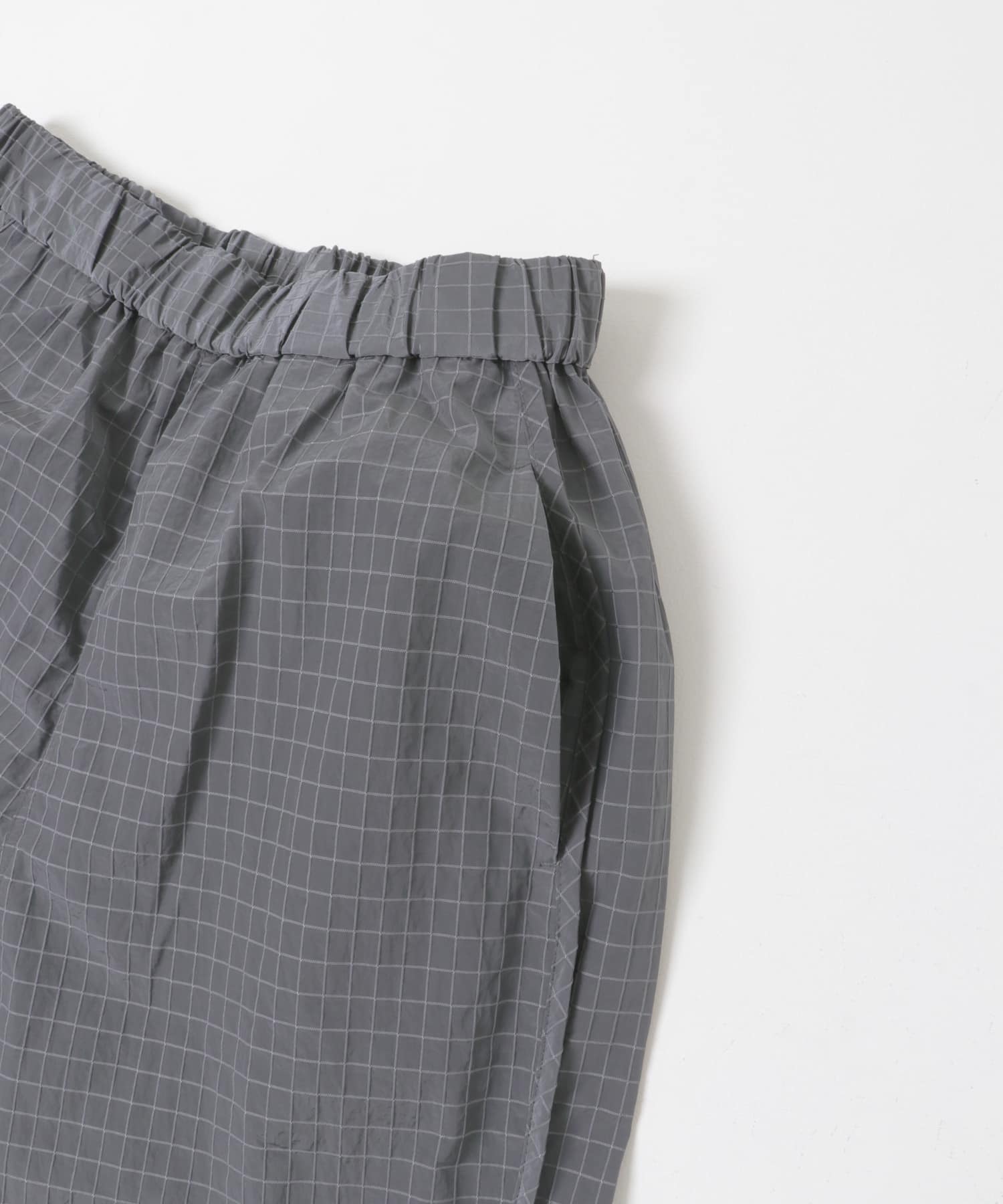 リップストップナイロンワイドスラックス GRAY M