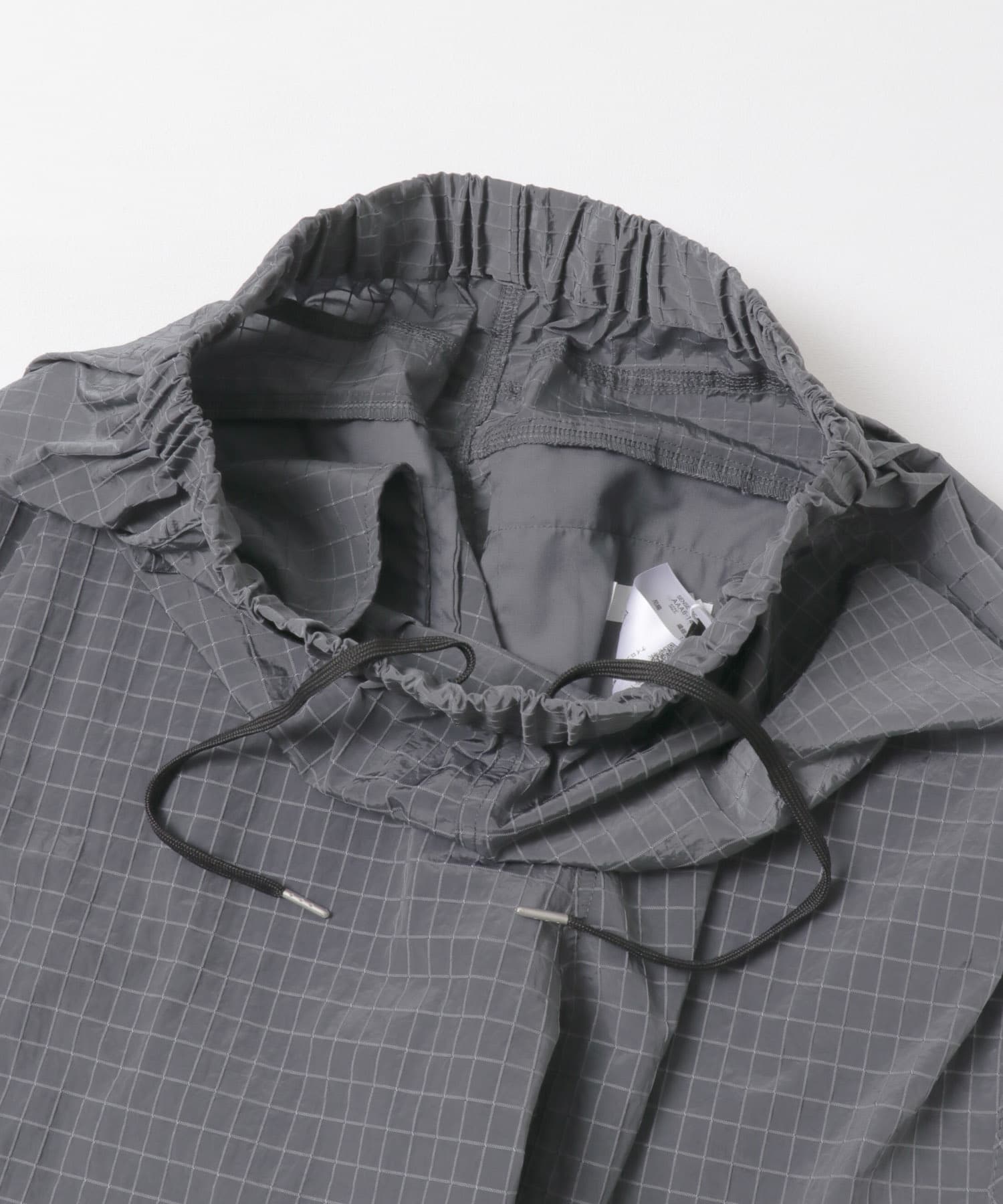 リップストップナイロンワイドスラックス GRAY M