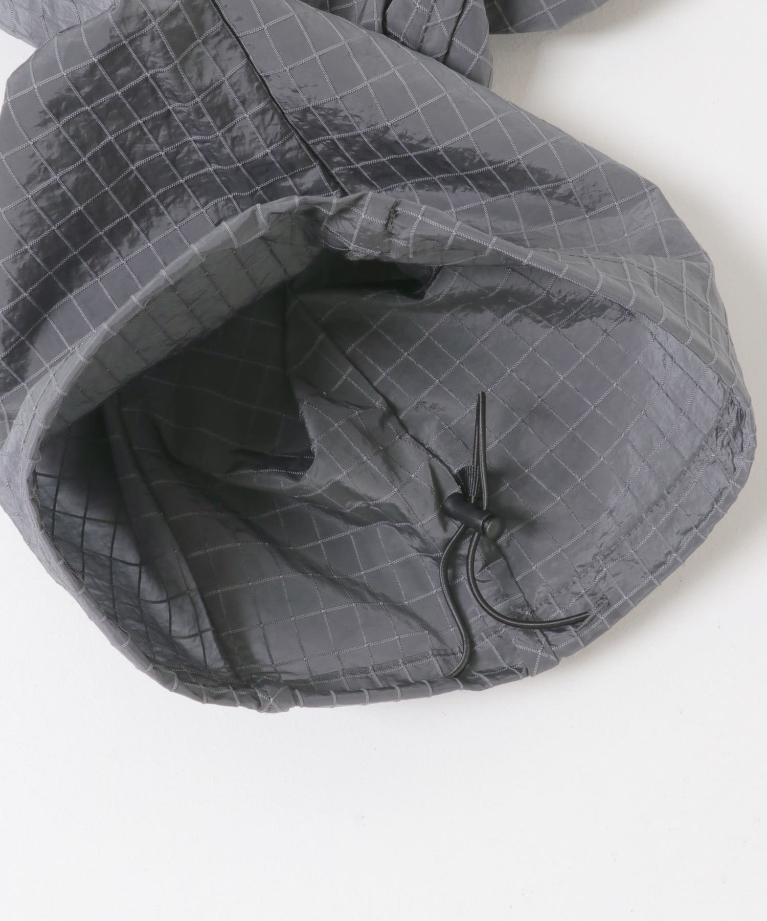 リップストップナイロンワイドスラックス GRAY M