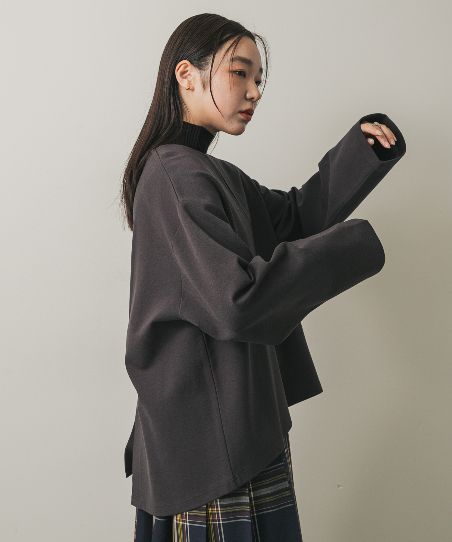 身長：158cm サイズ：one