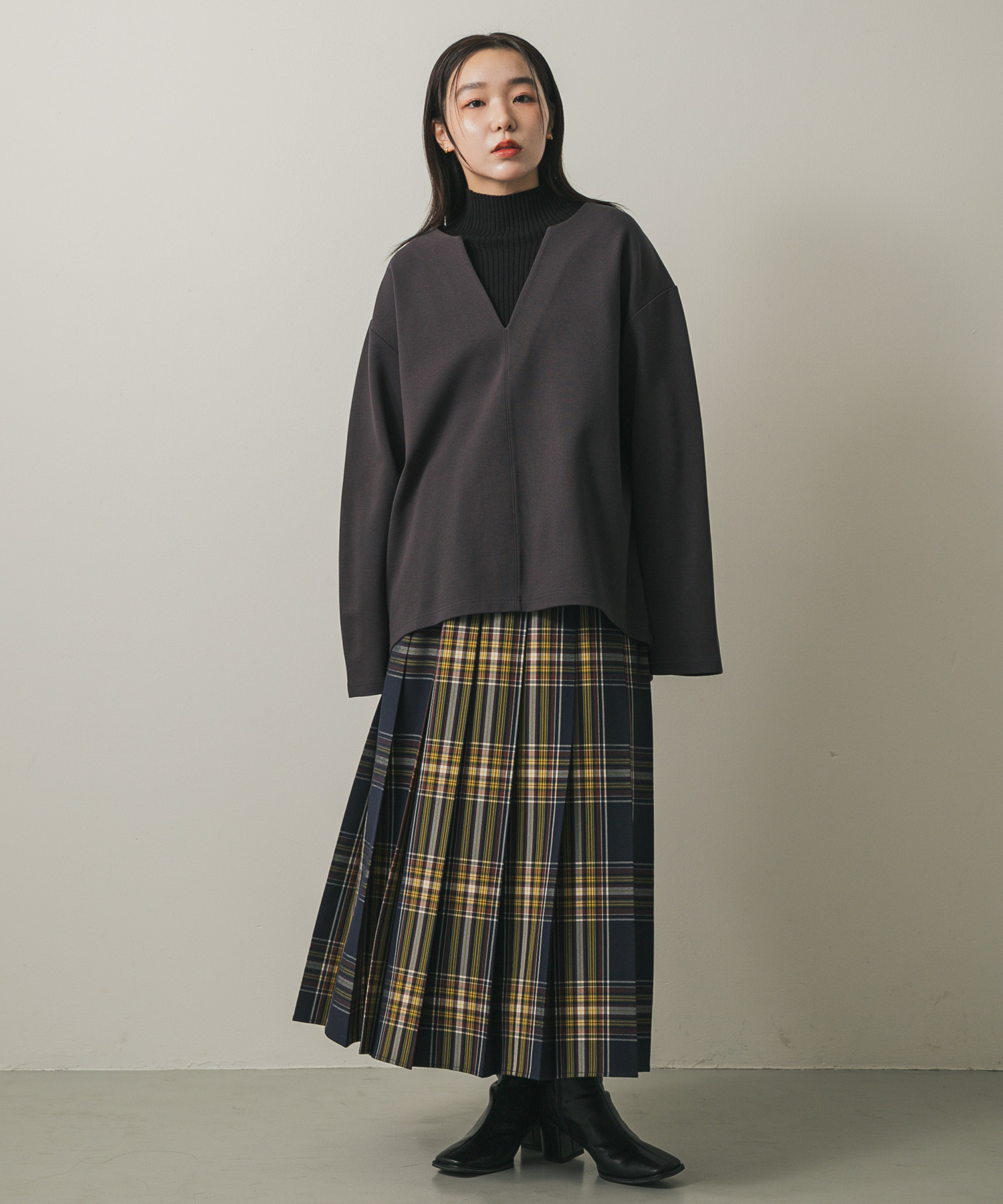 身長：158cm サイズ：one