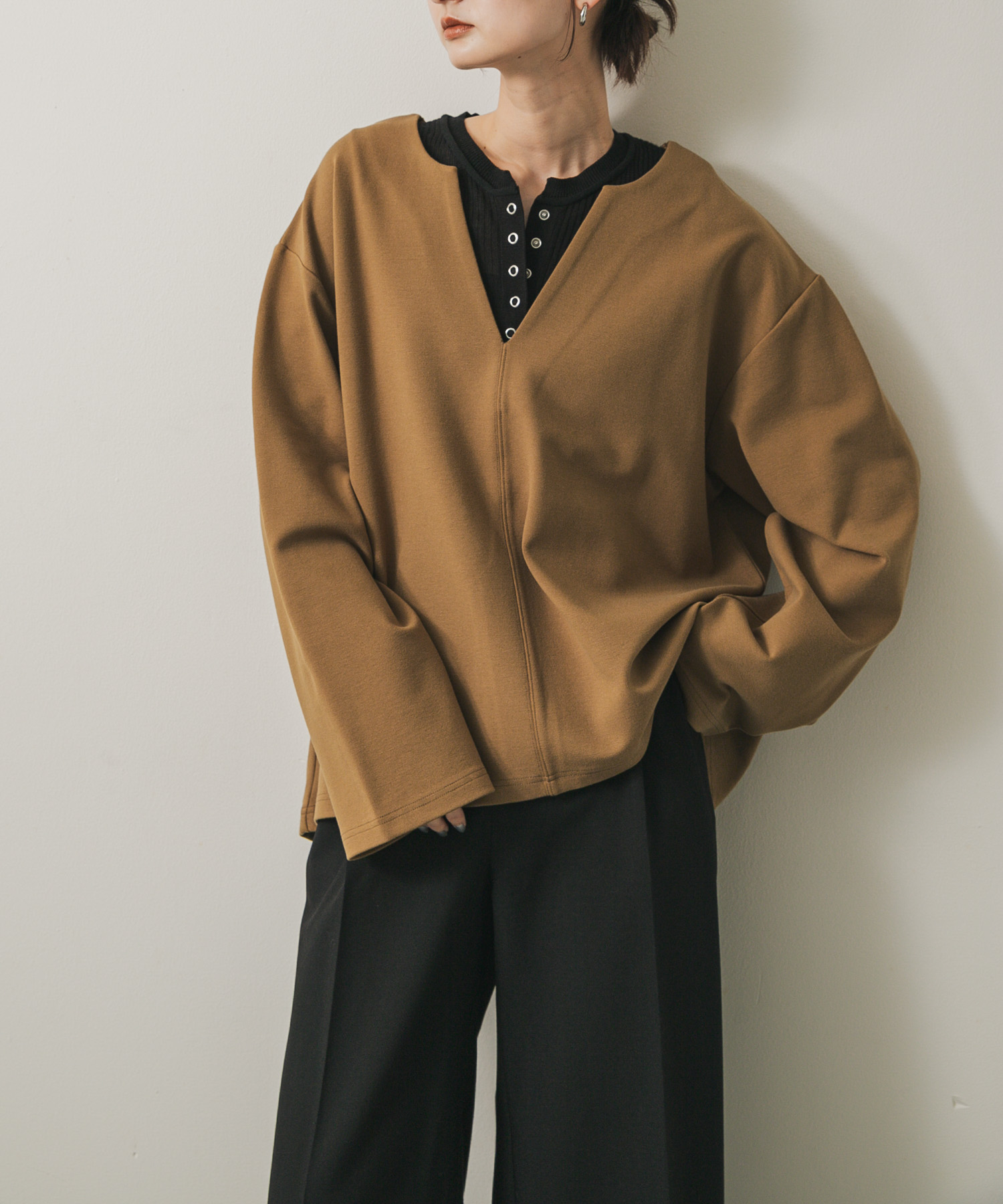 身長：169cm サイズ：one