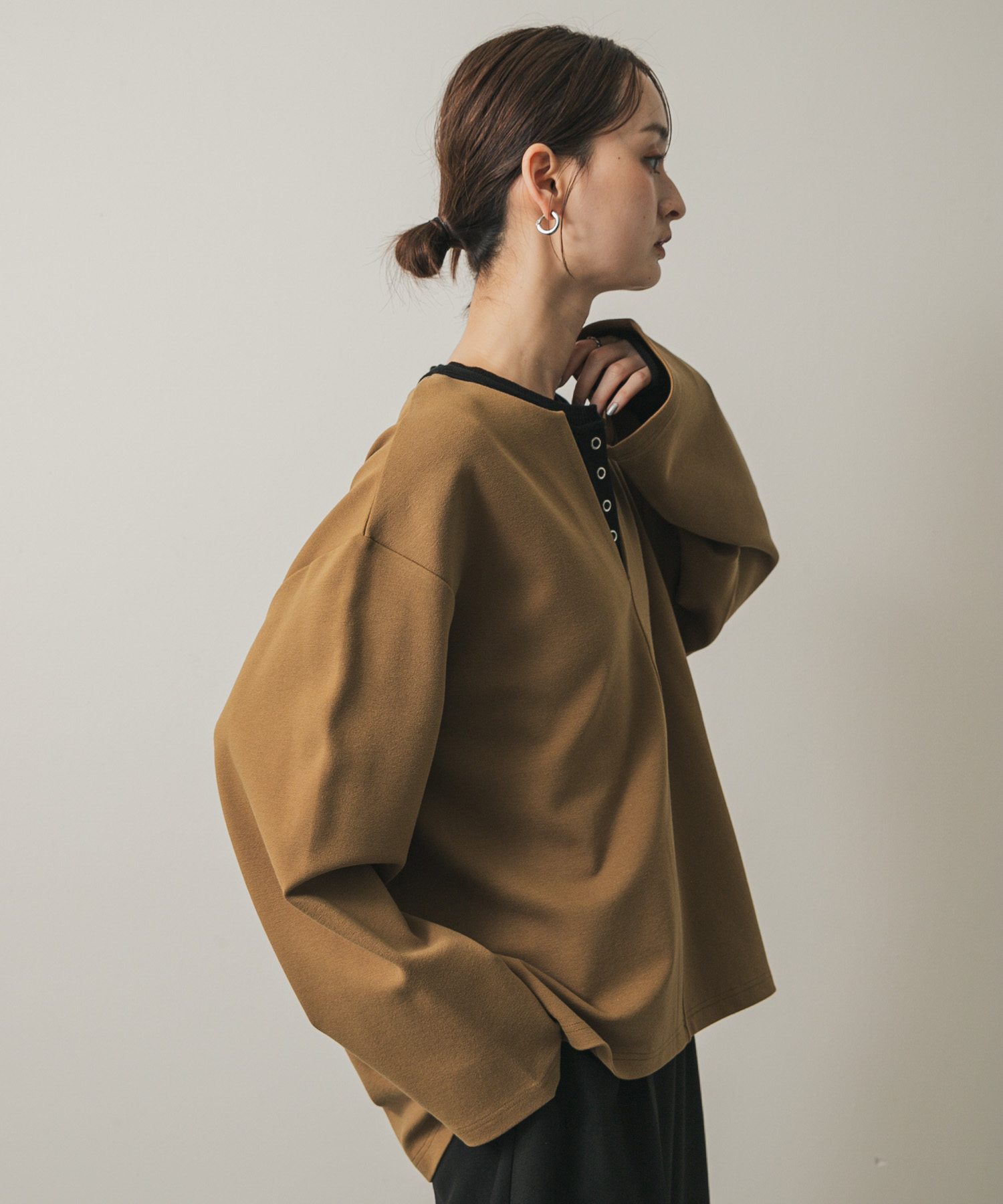 身長：169cm サイズ：one