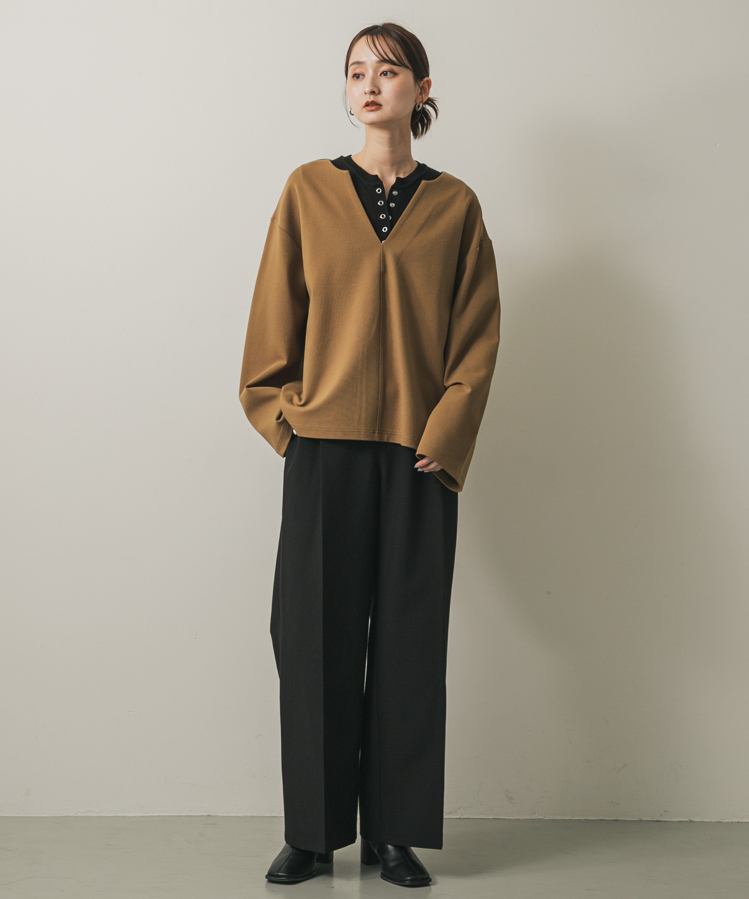 身長：169cm サイズ：one