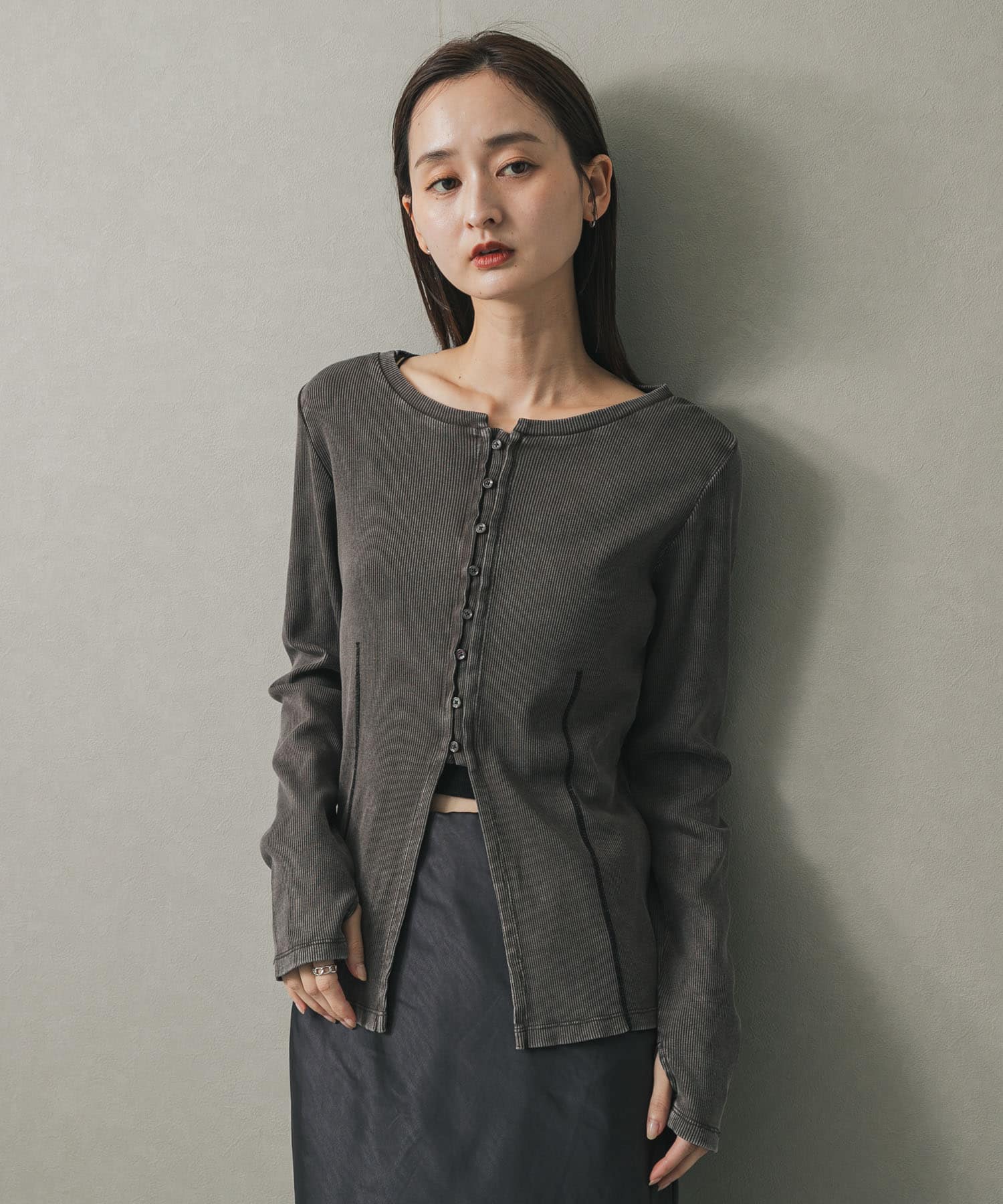 身長：169cm サイズ：one