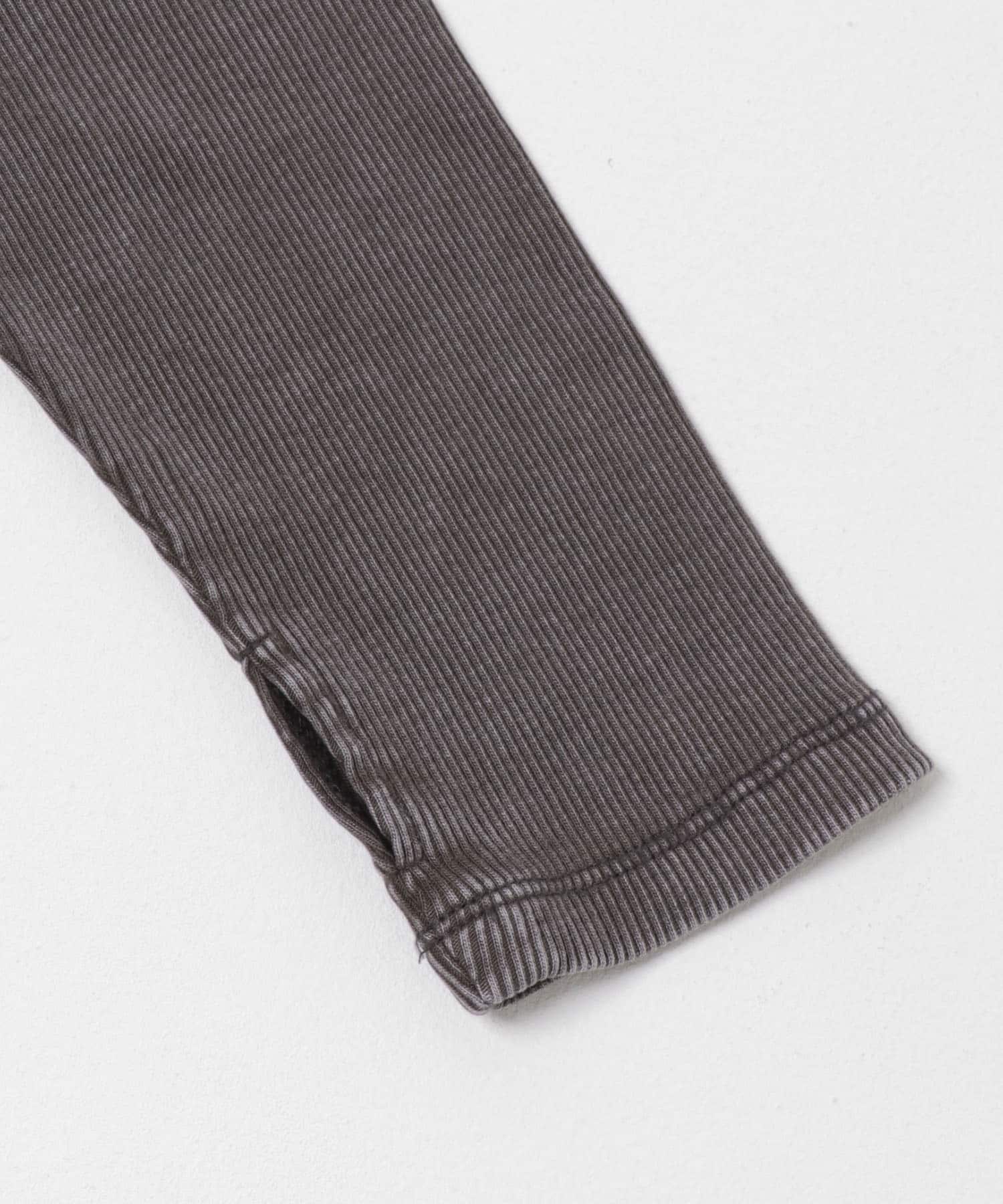フロントボタンリブトップ CHARCOAL one