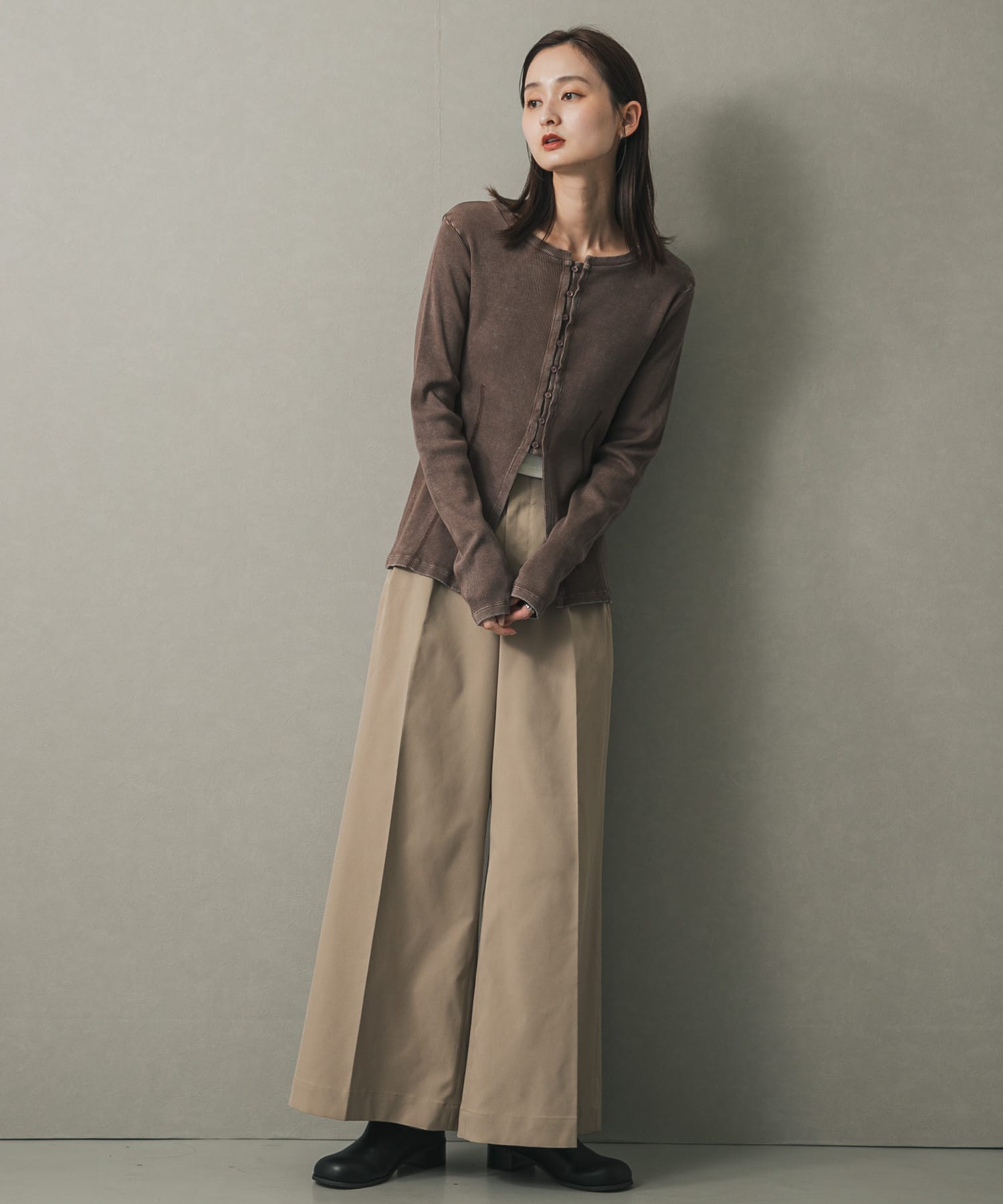 身長：169cm サイズ：one