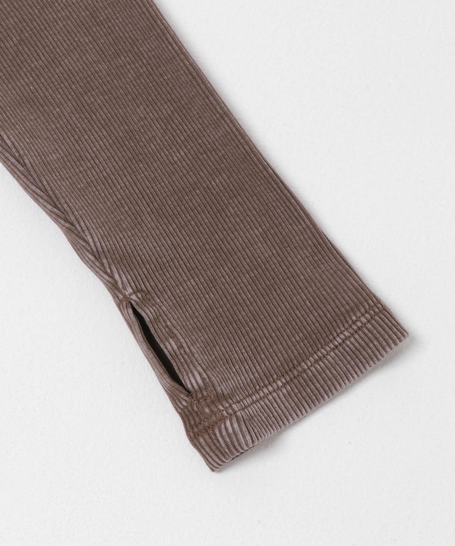 フロントボタンリブトップ BROWN one