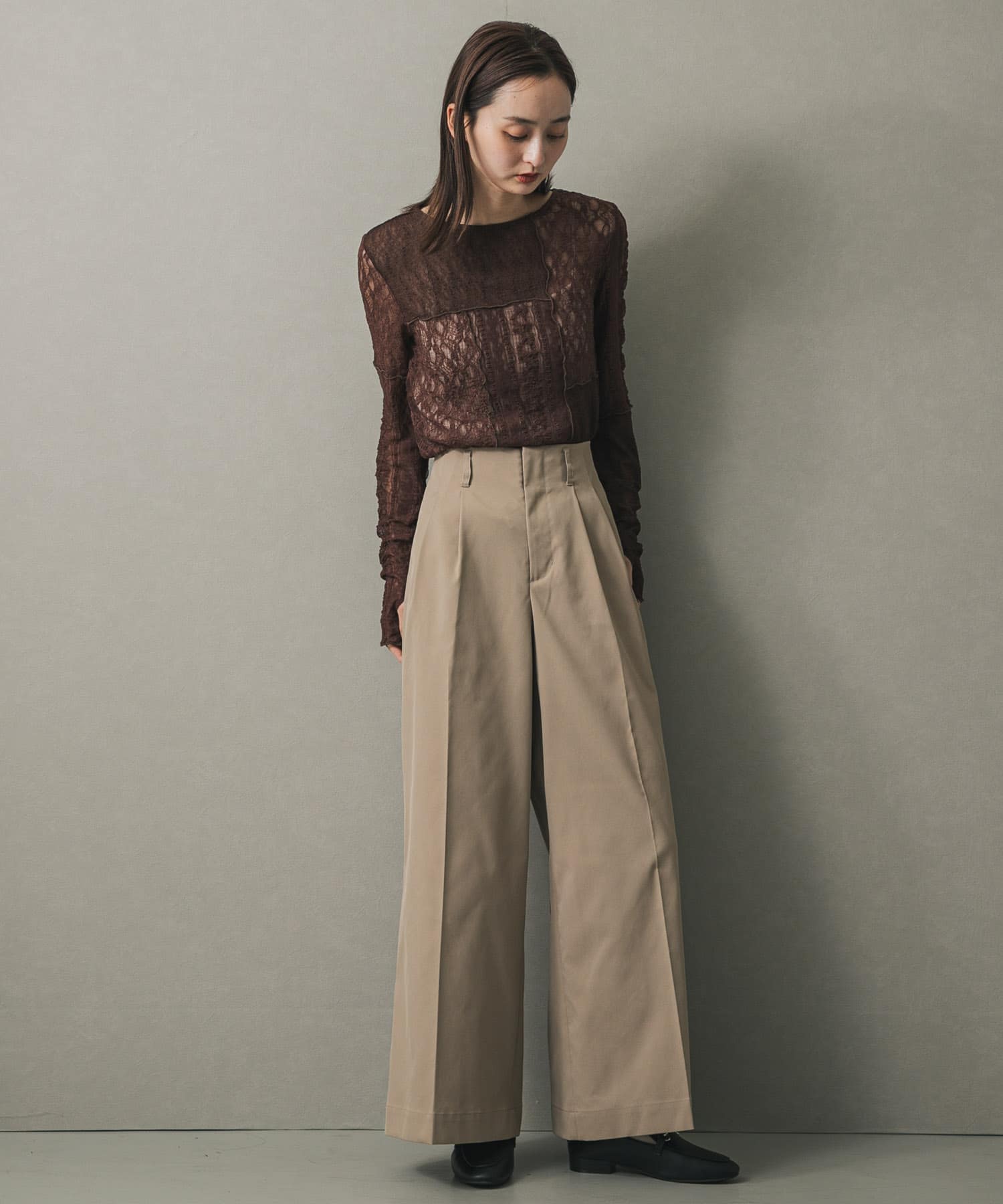 身長：169cm サイズ：one