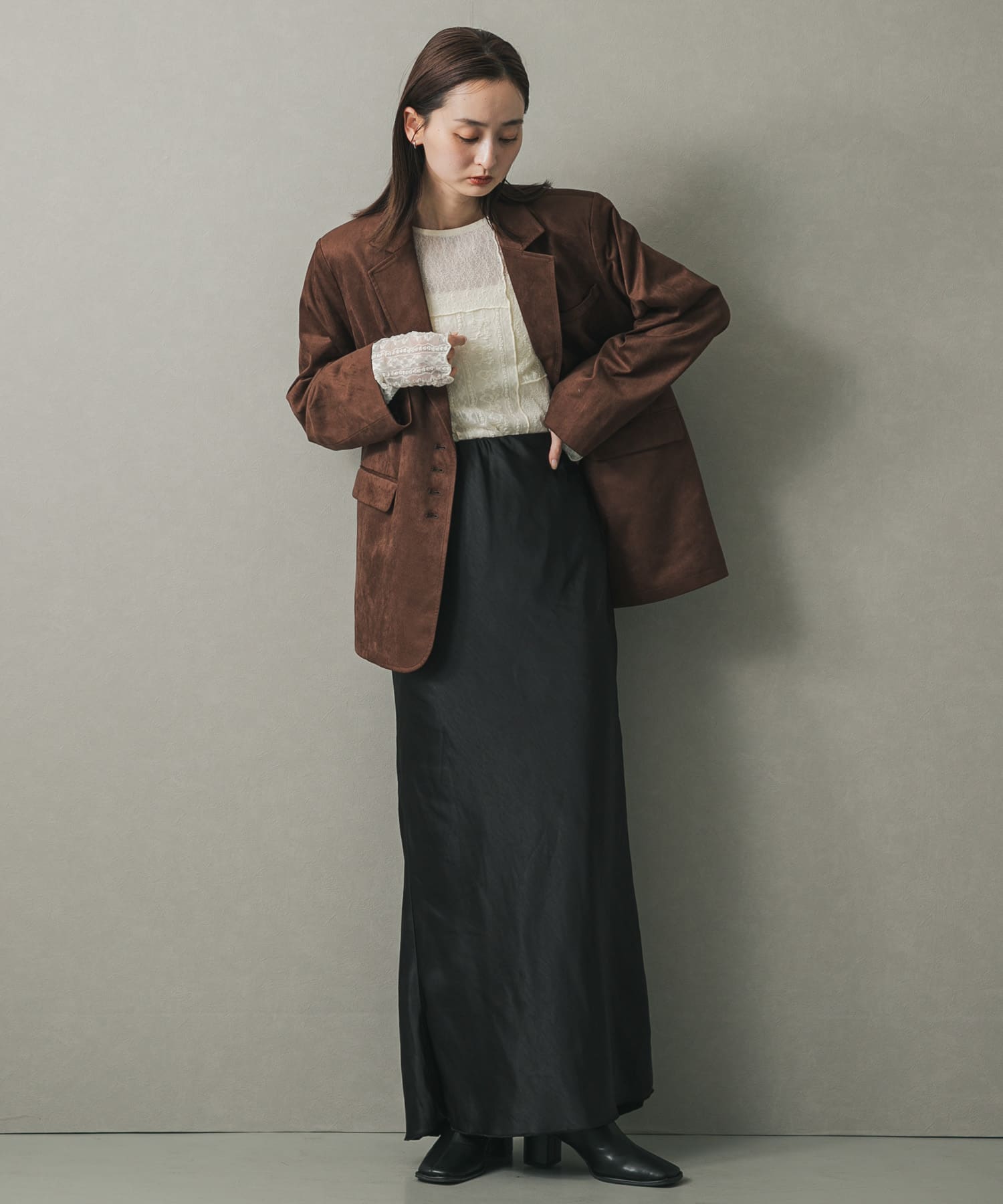 身長：169cm サイズ：one