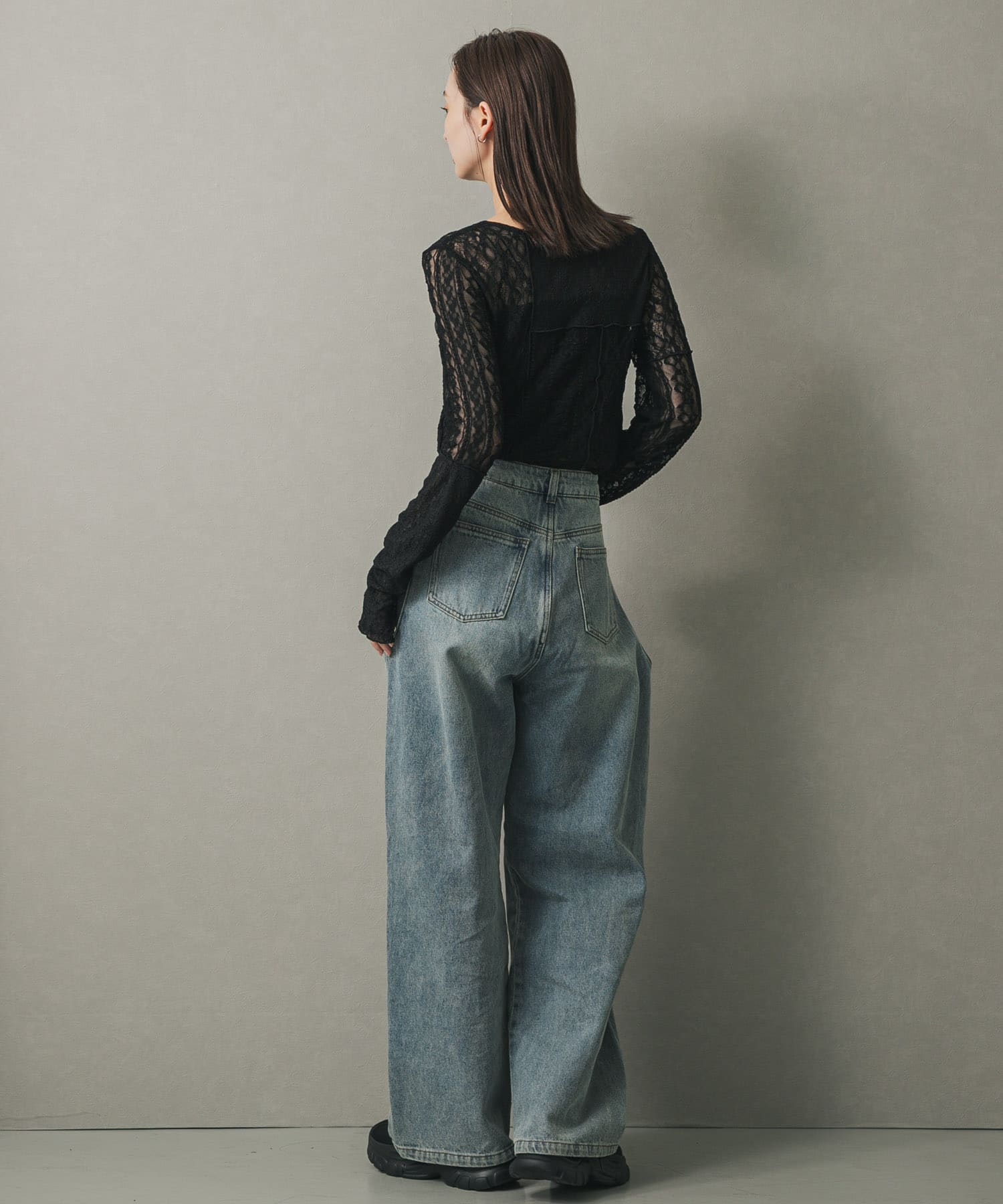 身長：169cm サイズ：one