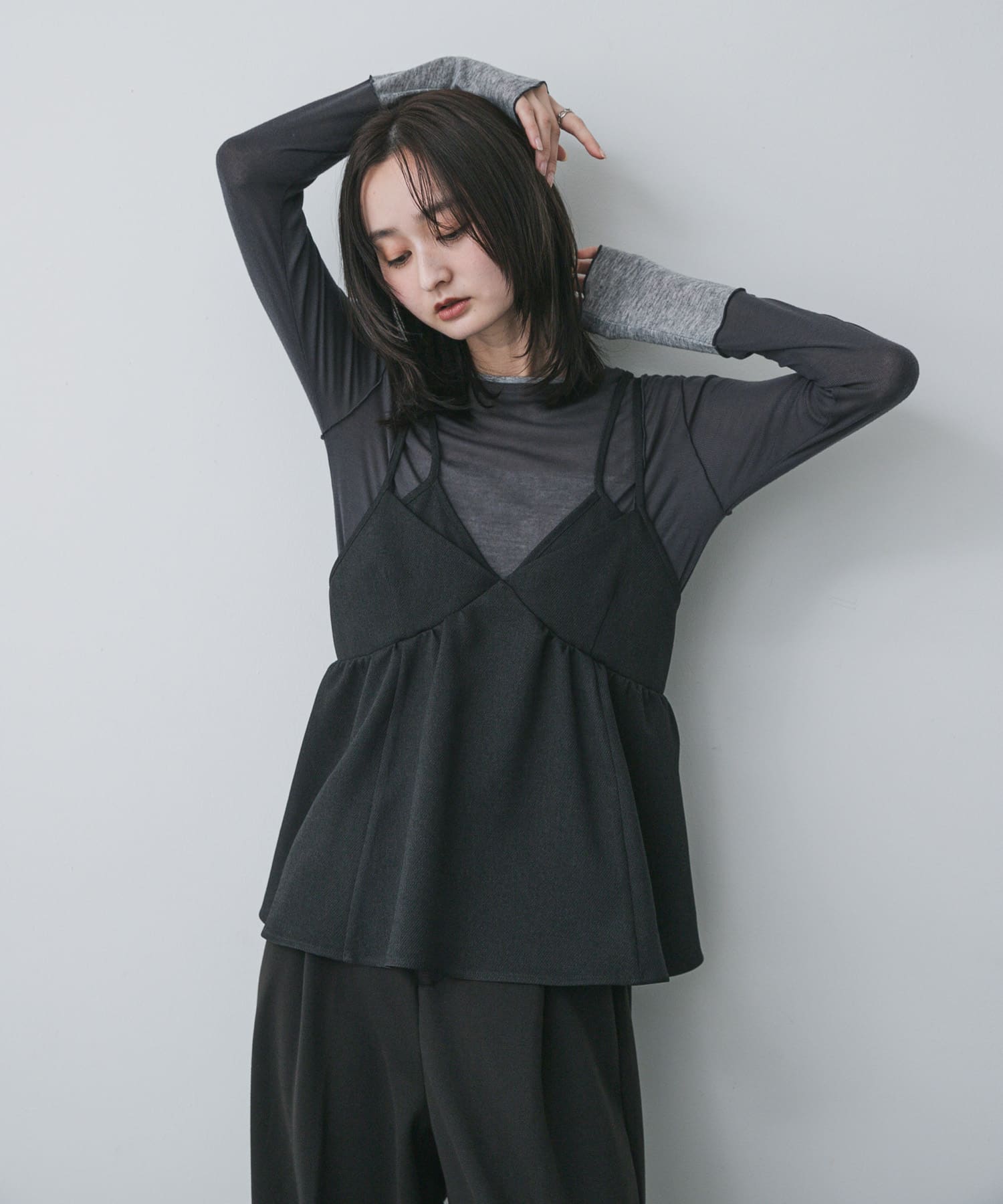 身長：169cm サイズ：one