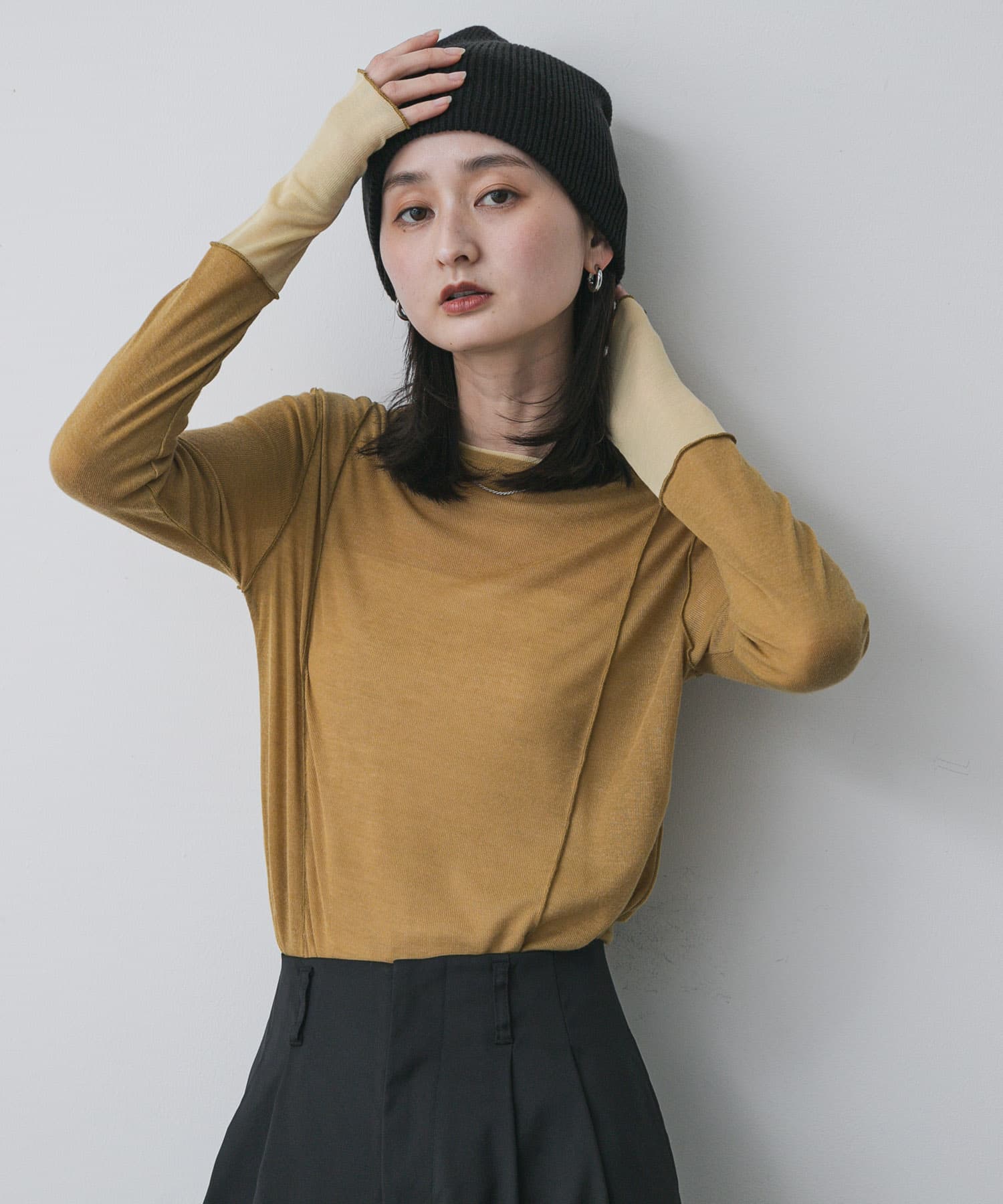 身長：169cm サイズ：one